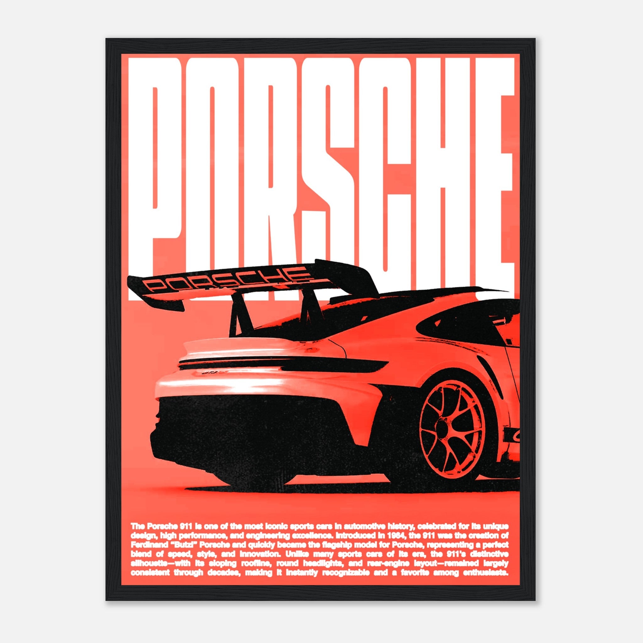 Porsche - Pink Poster
