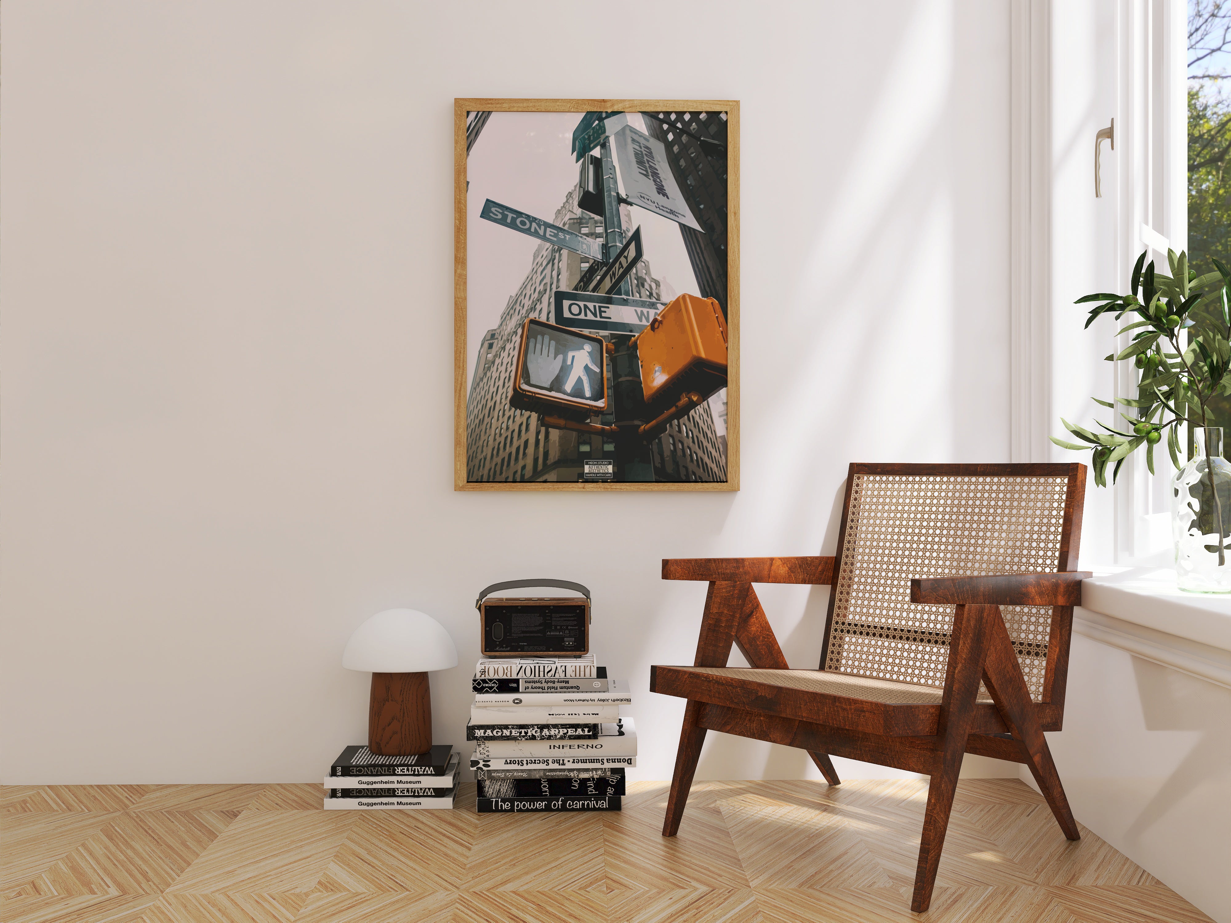 Stone Street NYC Poster – Urban Cityscape Wall Art