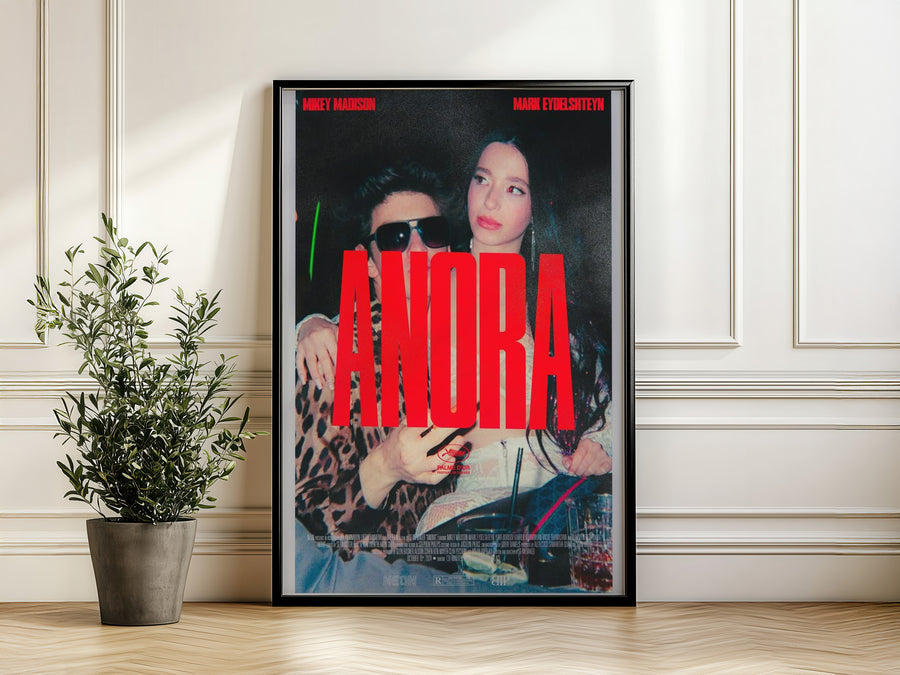 Anora 2024 Movie Poster - Mikey Madison Oscar Winner Art