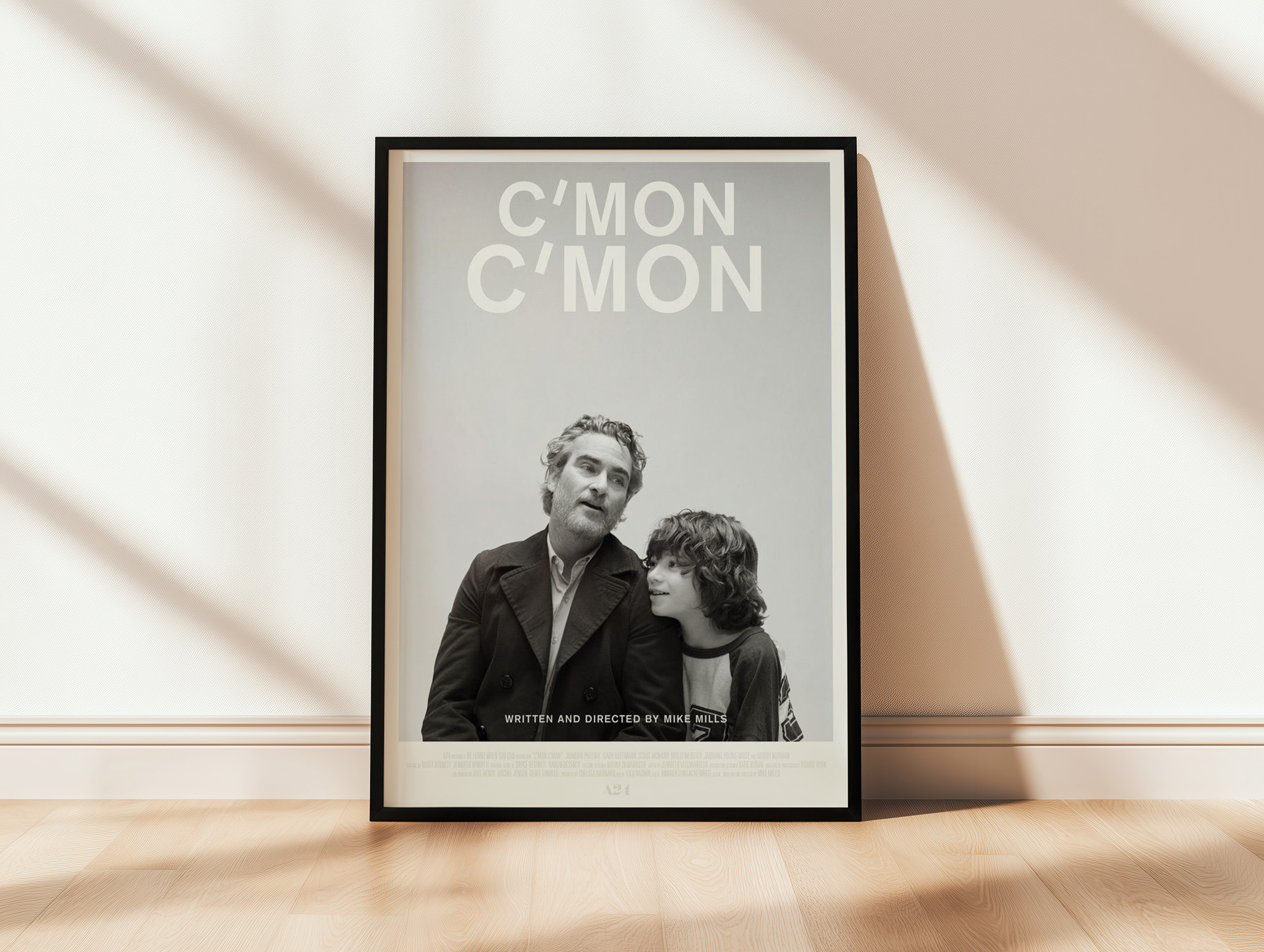 C’mon C’mon Minimalist Portrait Movie Poster