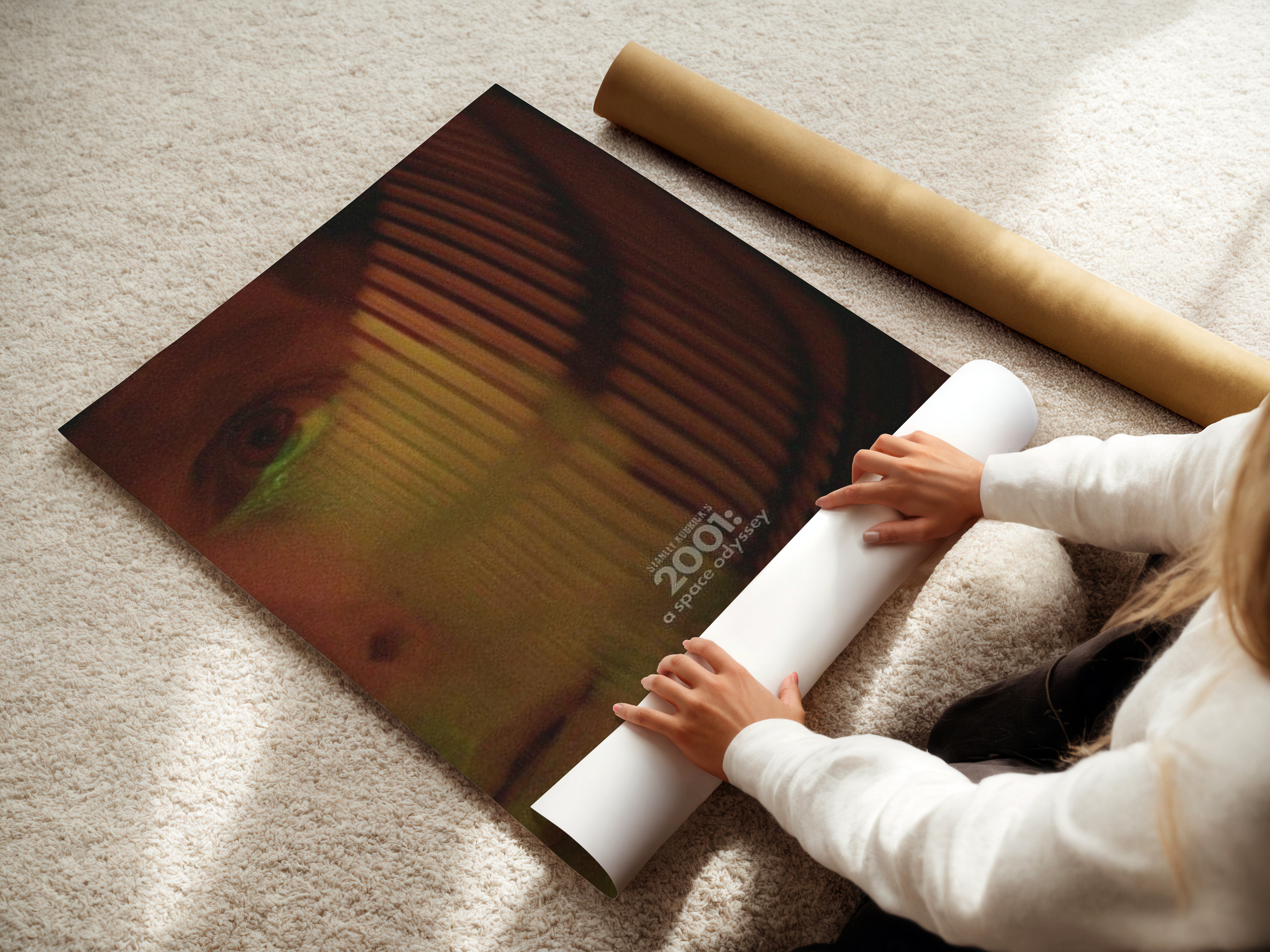 2001: A Space Odyssey Poster | Stanley Kubrick Glitch Art Print