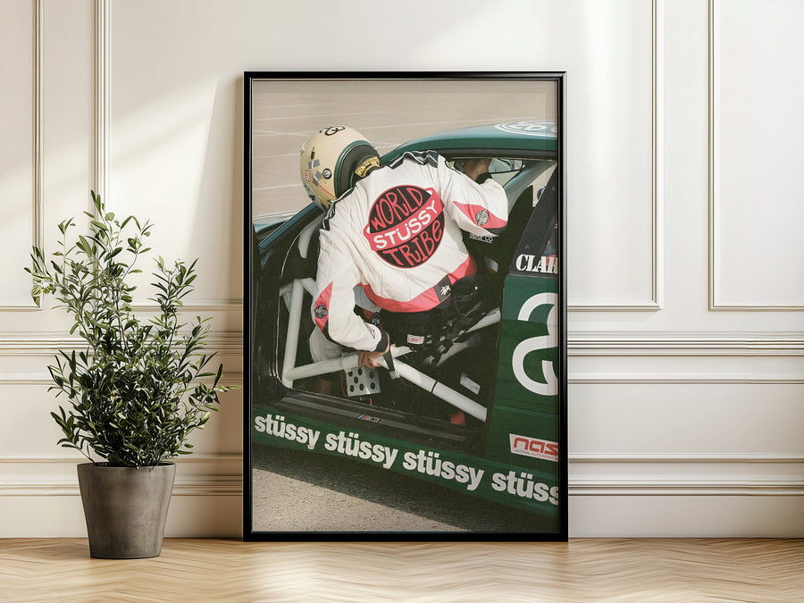 Evan Clark Stüssy Motorsport Poster