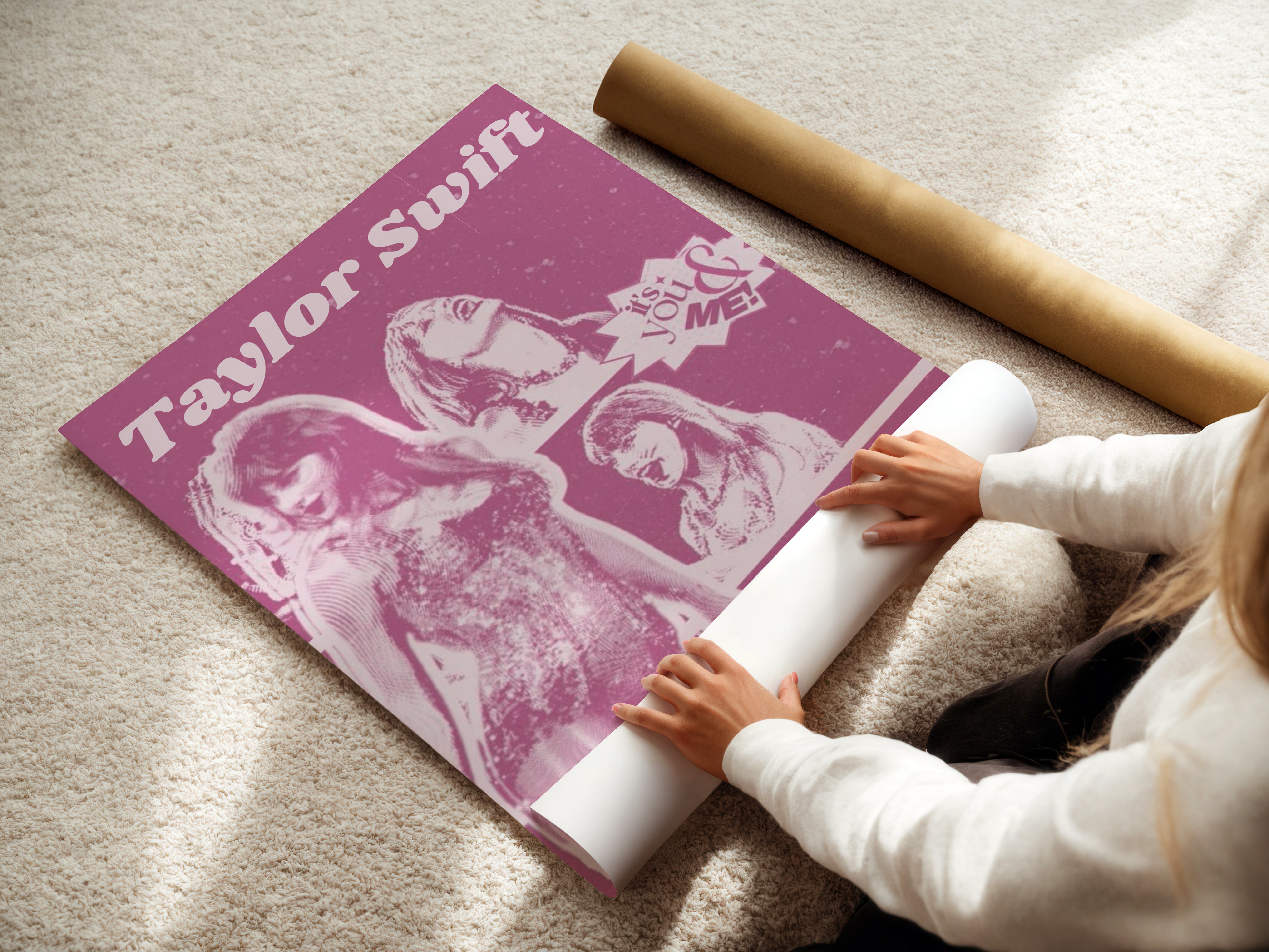 Taylor Swift Pop Art Poster