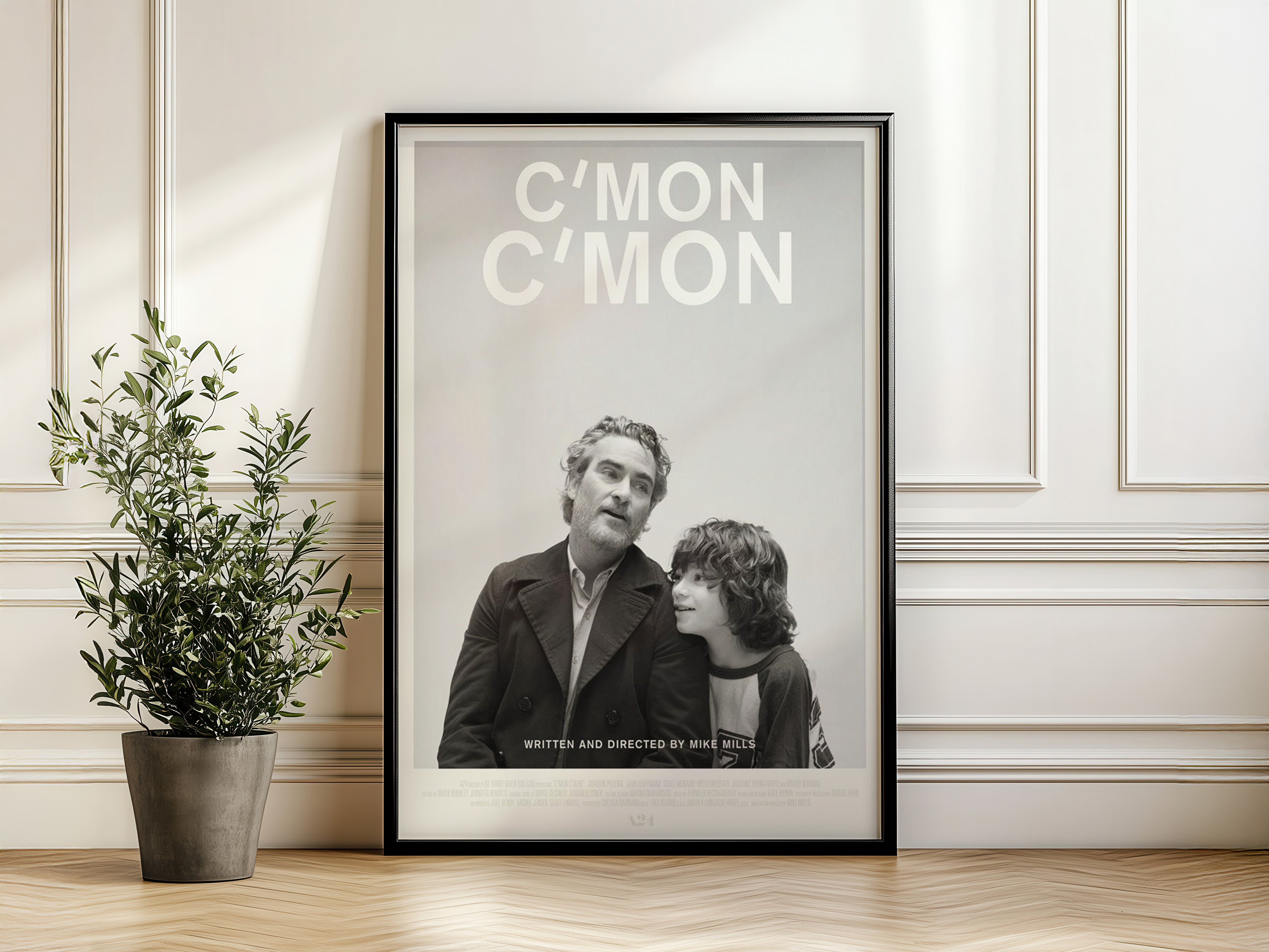 C’mon C’mon Minimalist Portrait Movie Poster