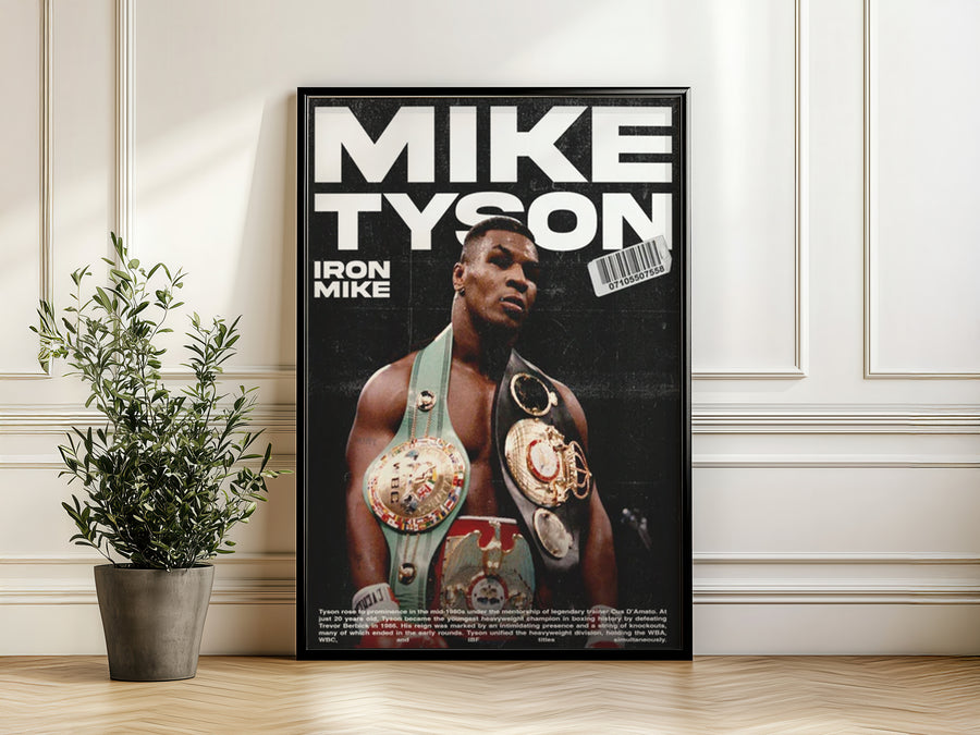 Vintage Boxing Champion Poster