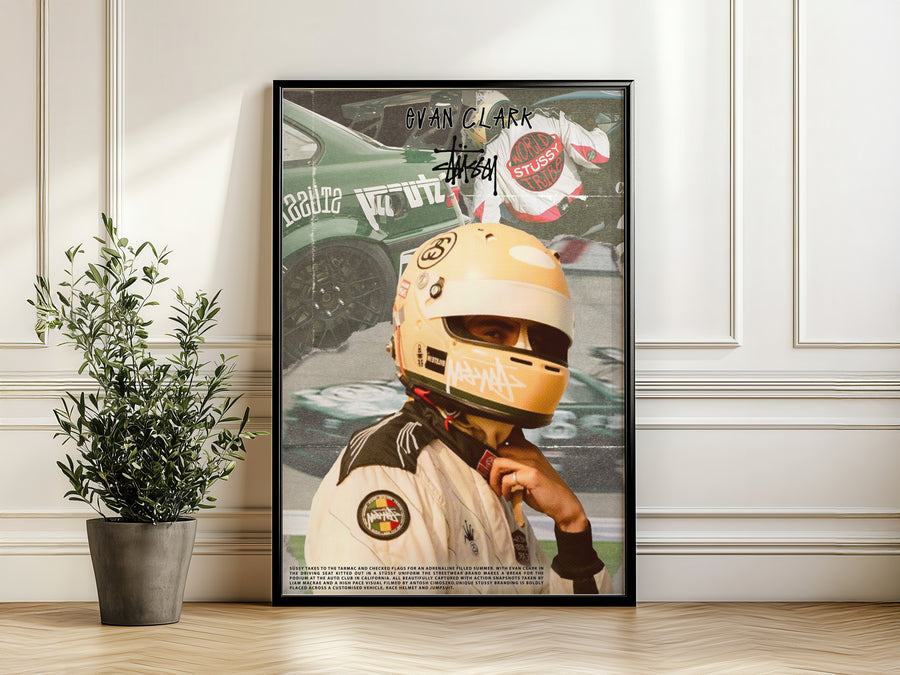 Evan Clark x Stussy Poster