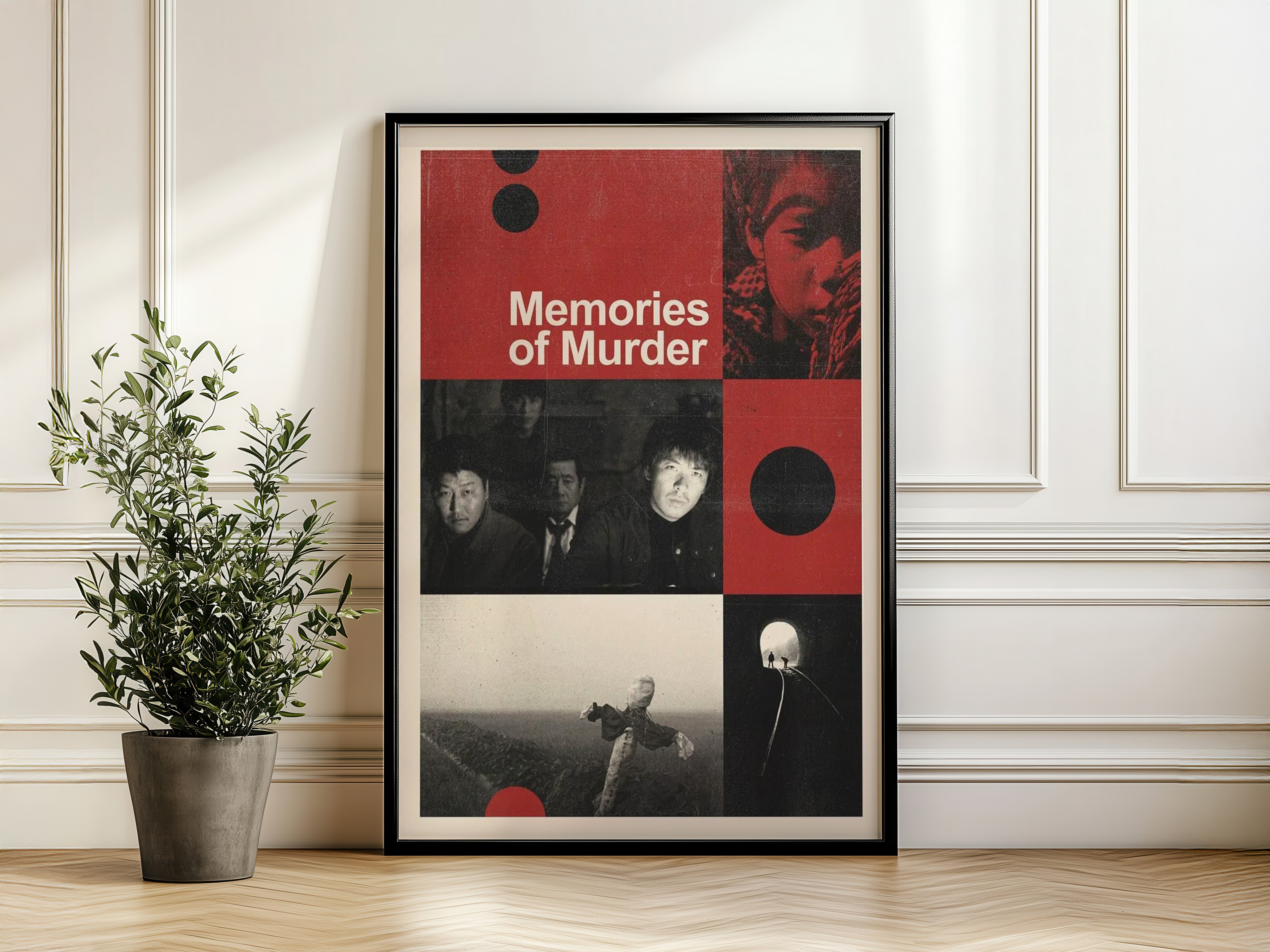 Memories of Murder Movie Poster | Bong Joon Ho Korean Crime Thriller Art Print