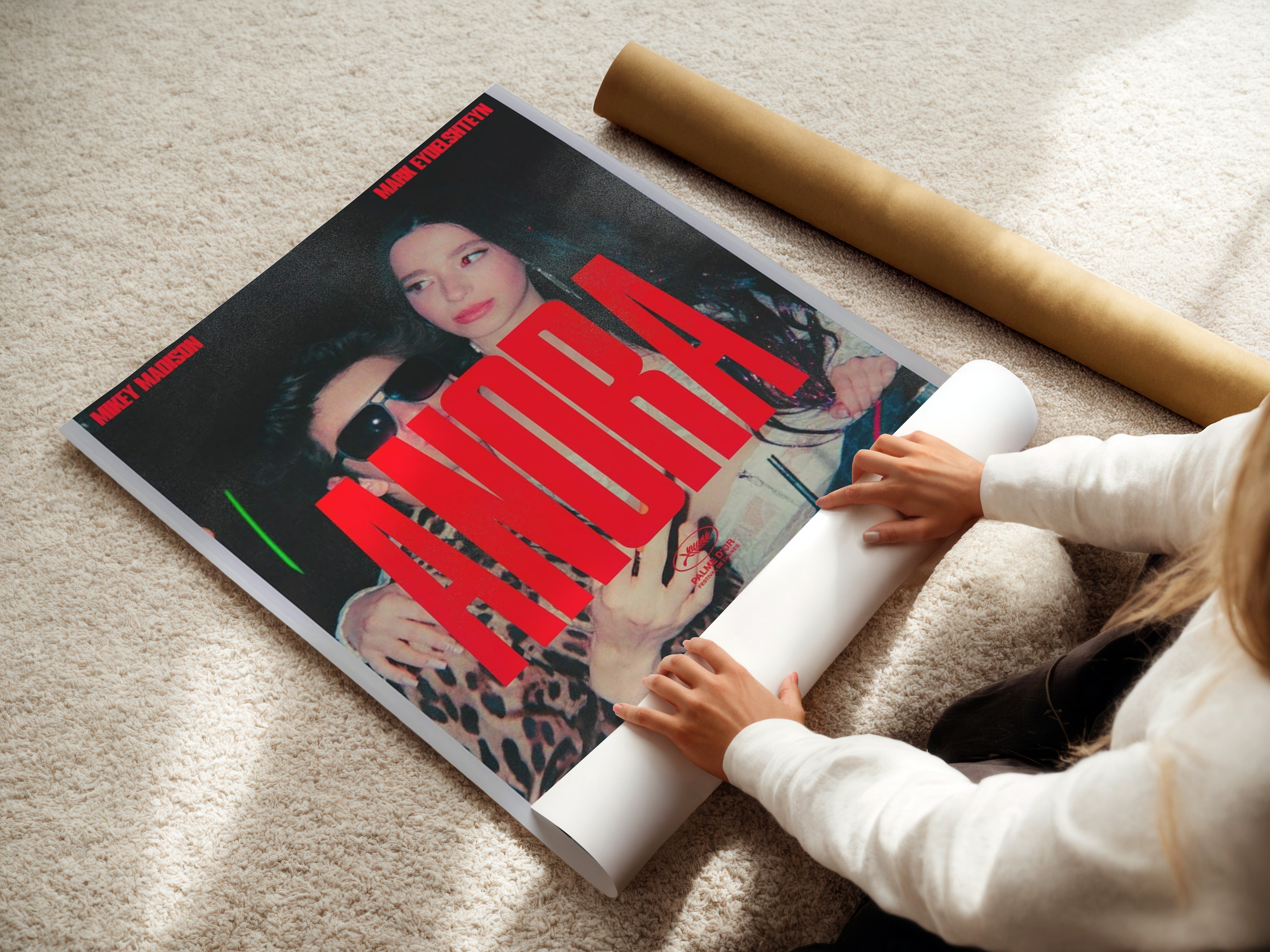 Anora 2024 Movie Poster - Mikey Madison Oscar Winner Art