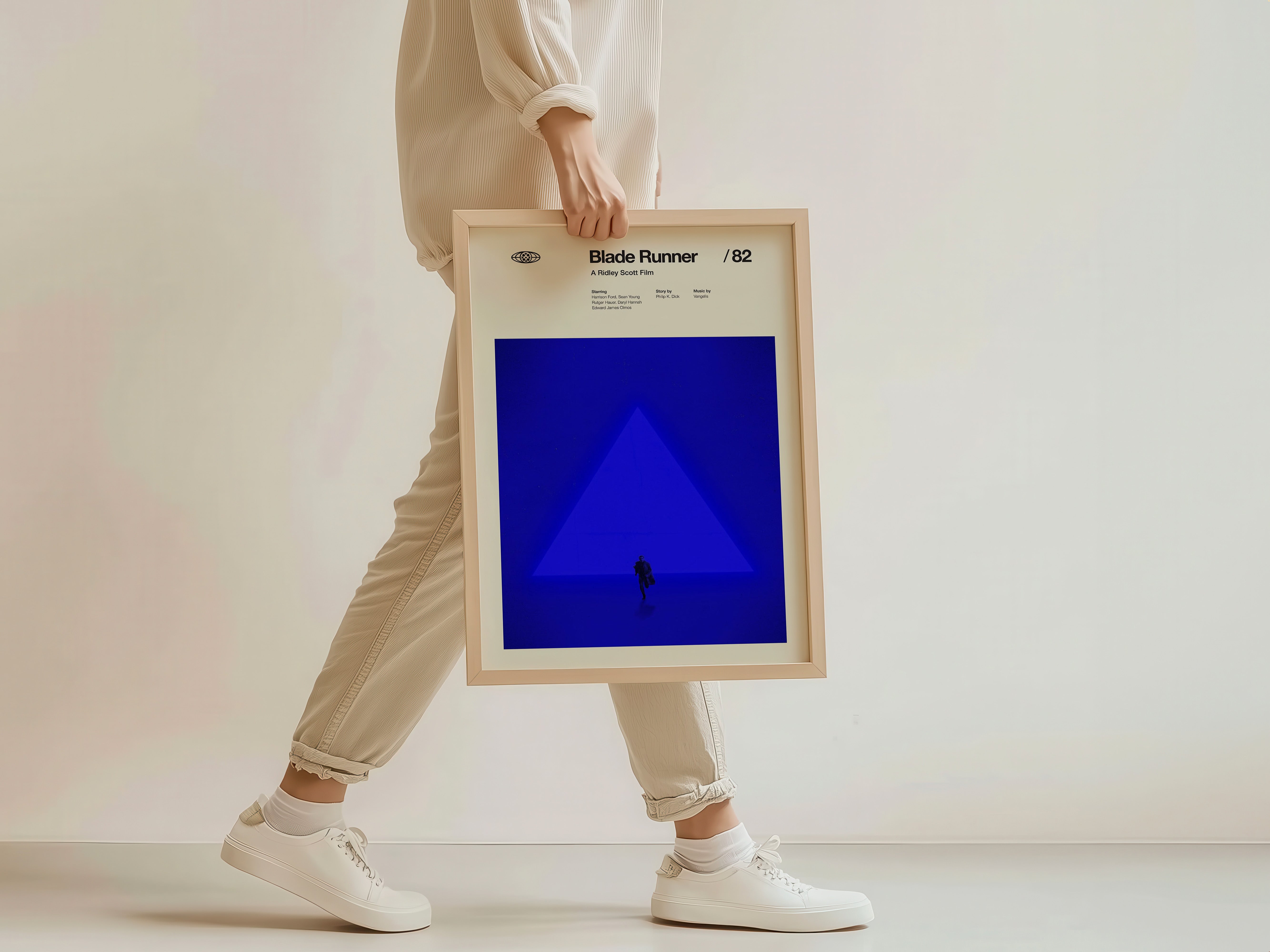 Blade Runner (1982) – Minimalist Sci-Fi Movie Poster