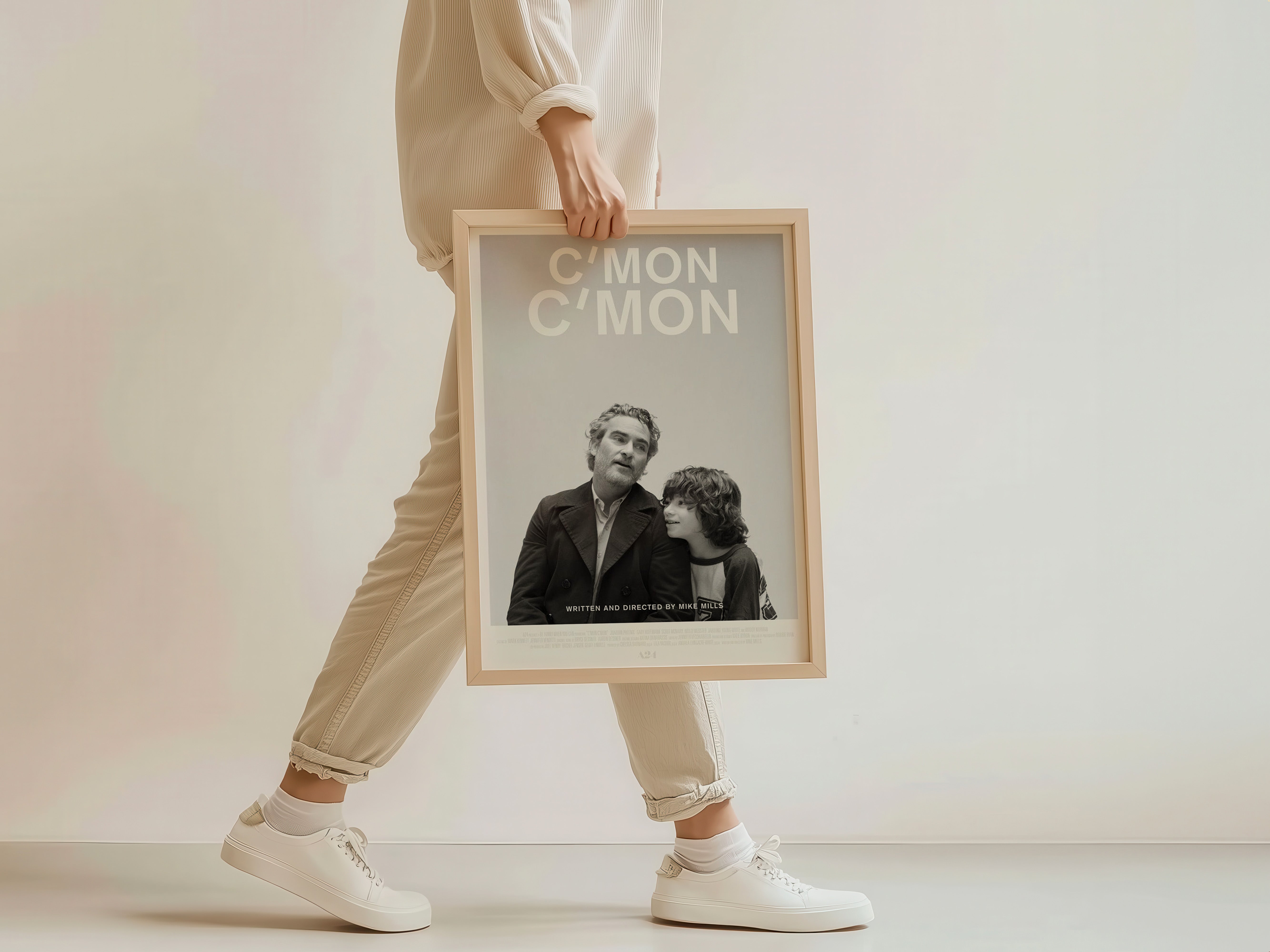 C’mon C’mon Minimalist Portrait Movie Poster
