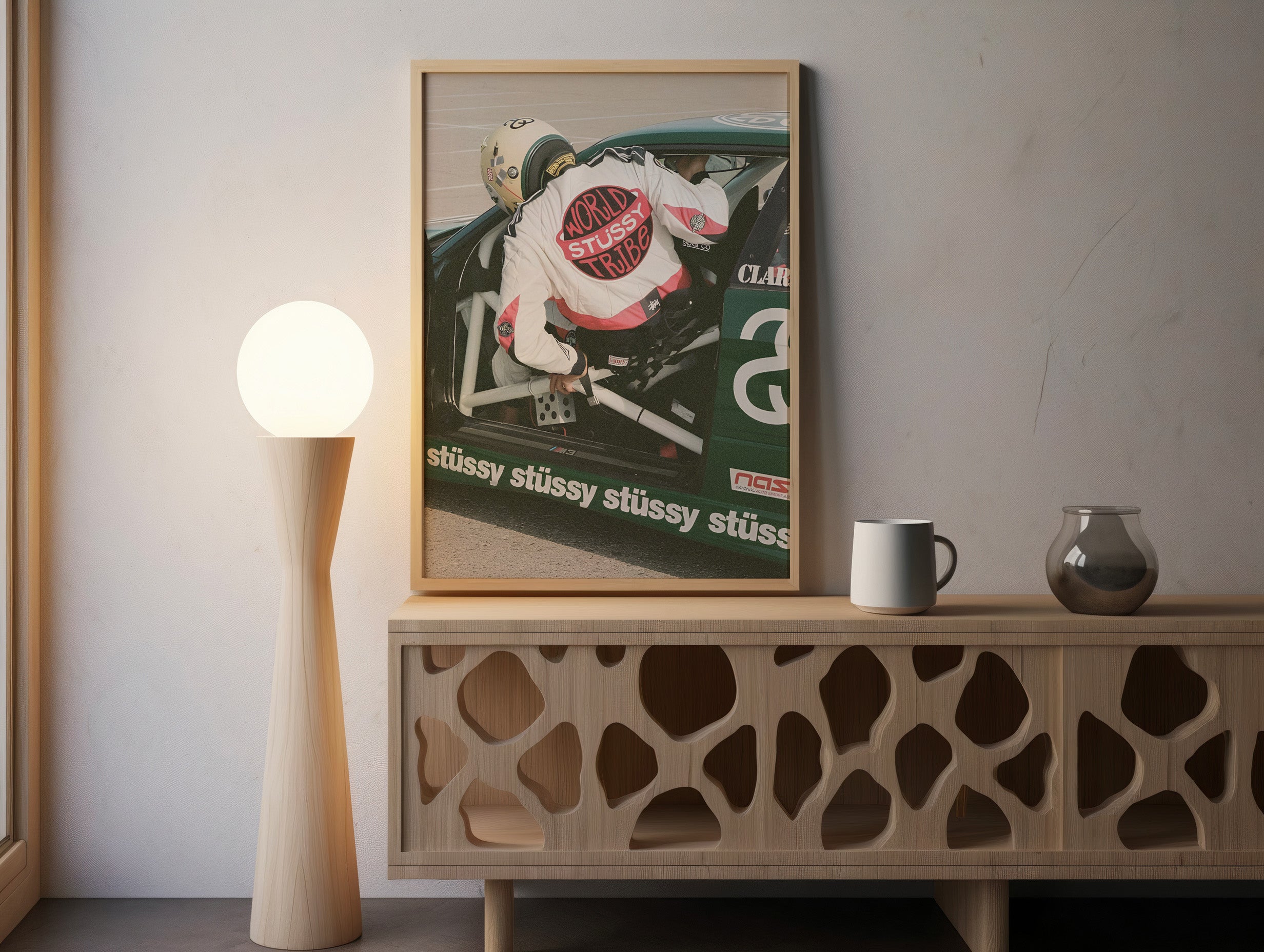 Evan Clark Stüssy Motorsport Poster