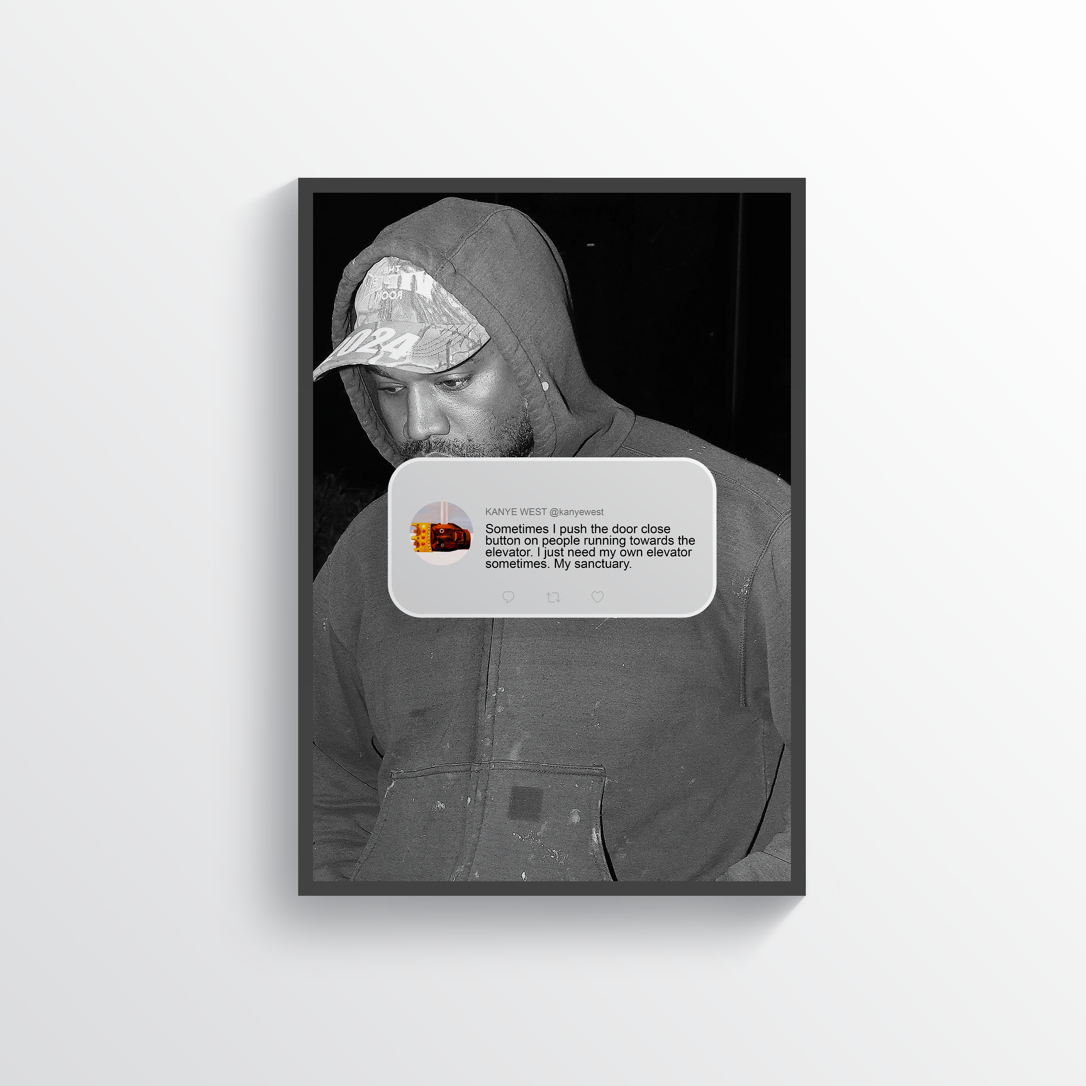 Kanye West Tweet Poster