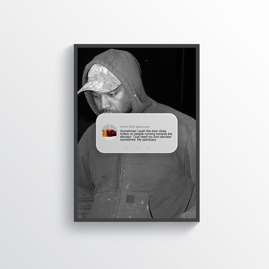 Kanye West Tweet Poster