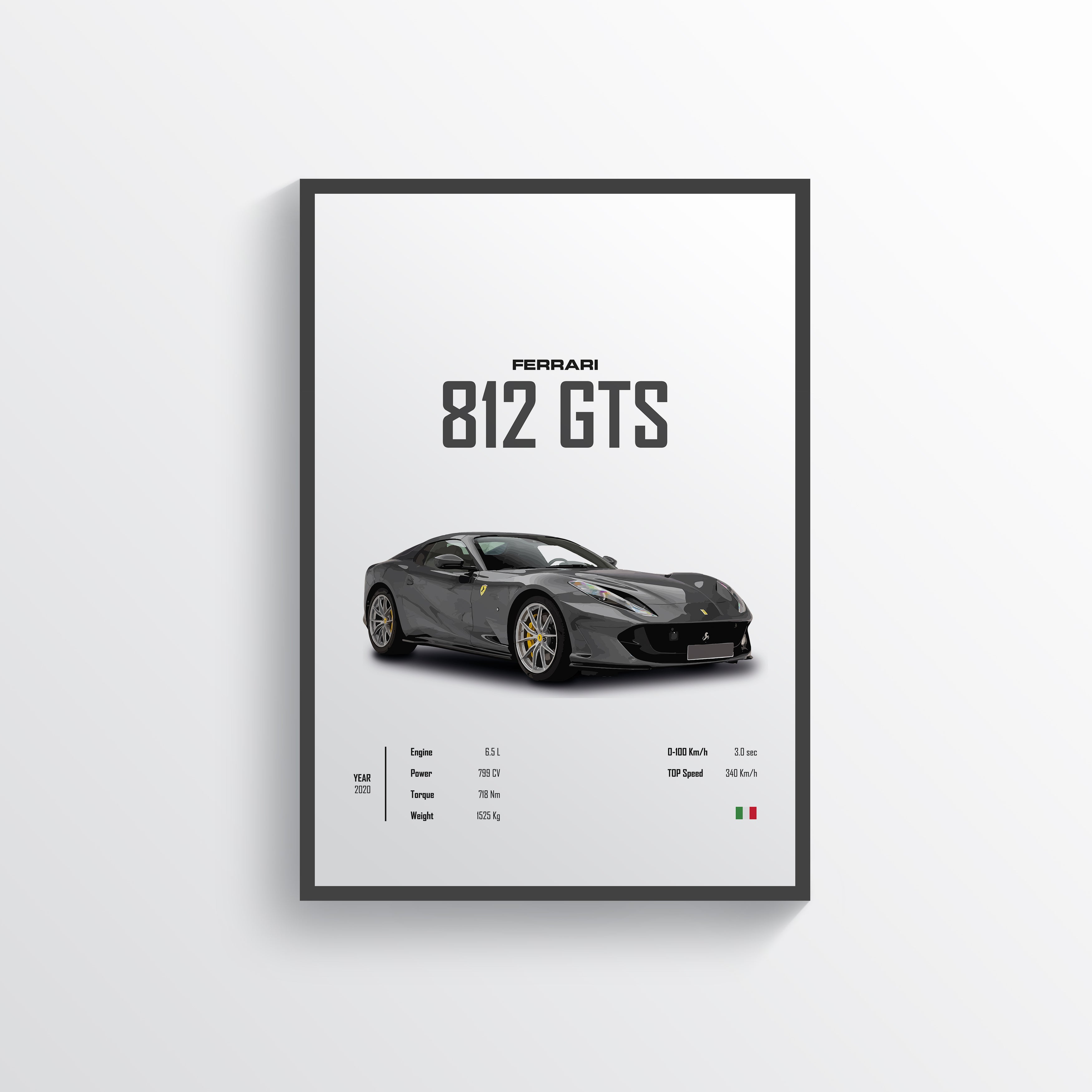 Ferrari 812 GTS Posters Transform Your Space 24posters ferrari-812-gts-posters-transform-your-space-24posters