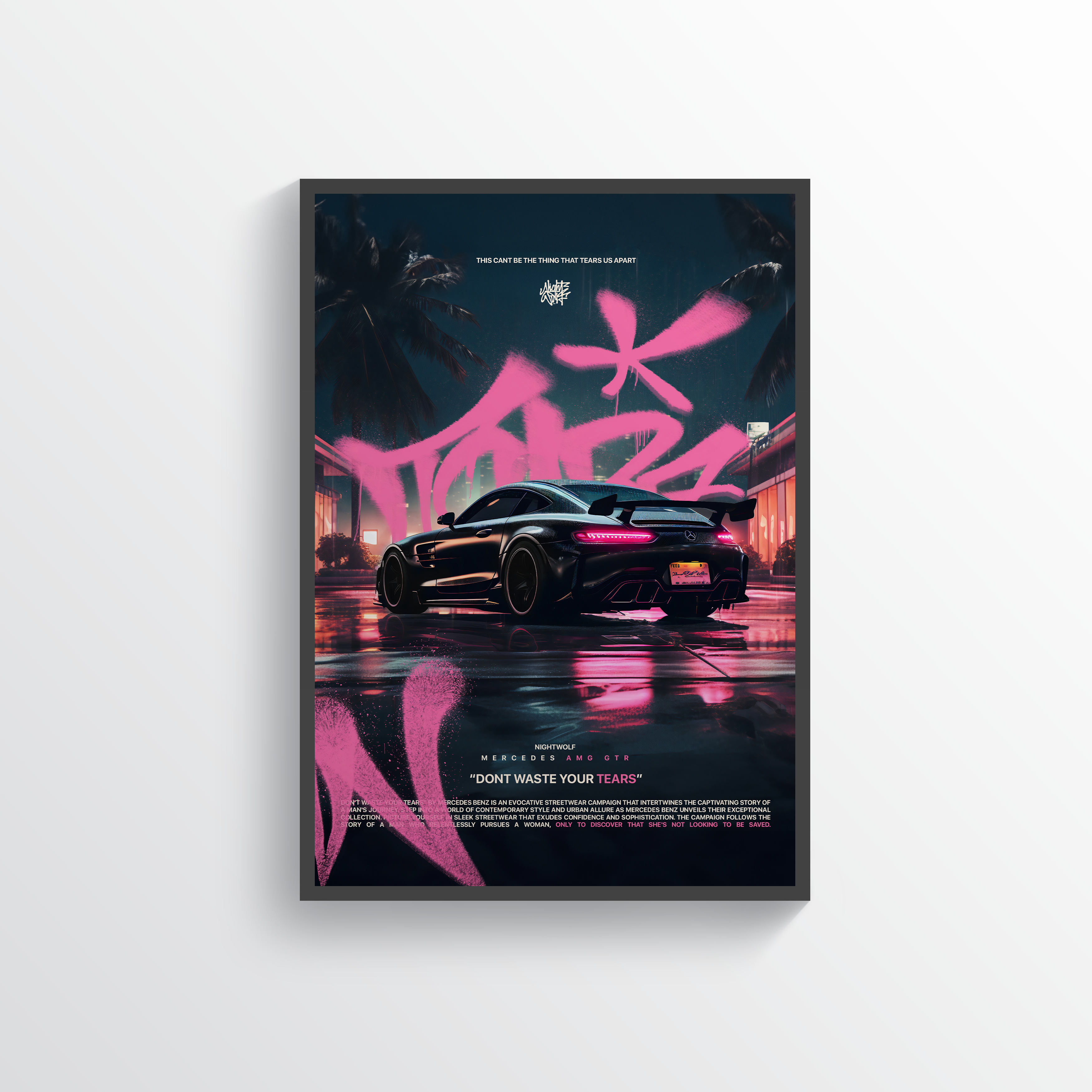 AMG GTR Poster
