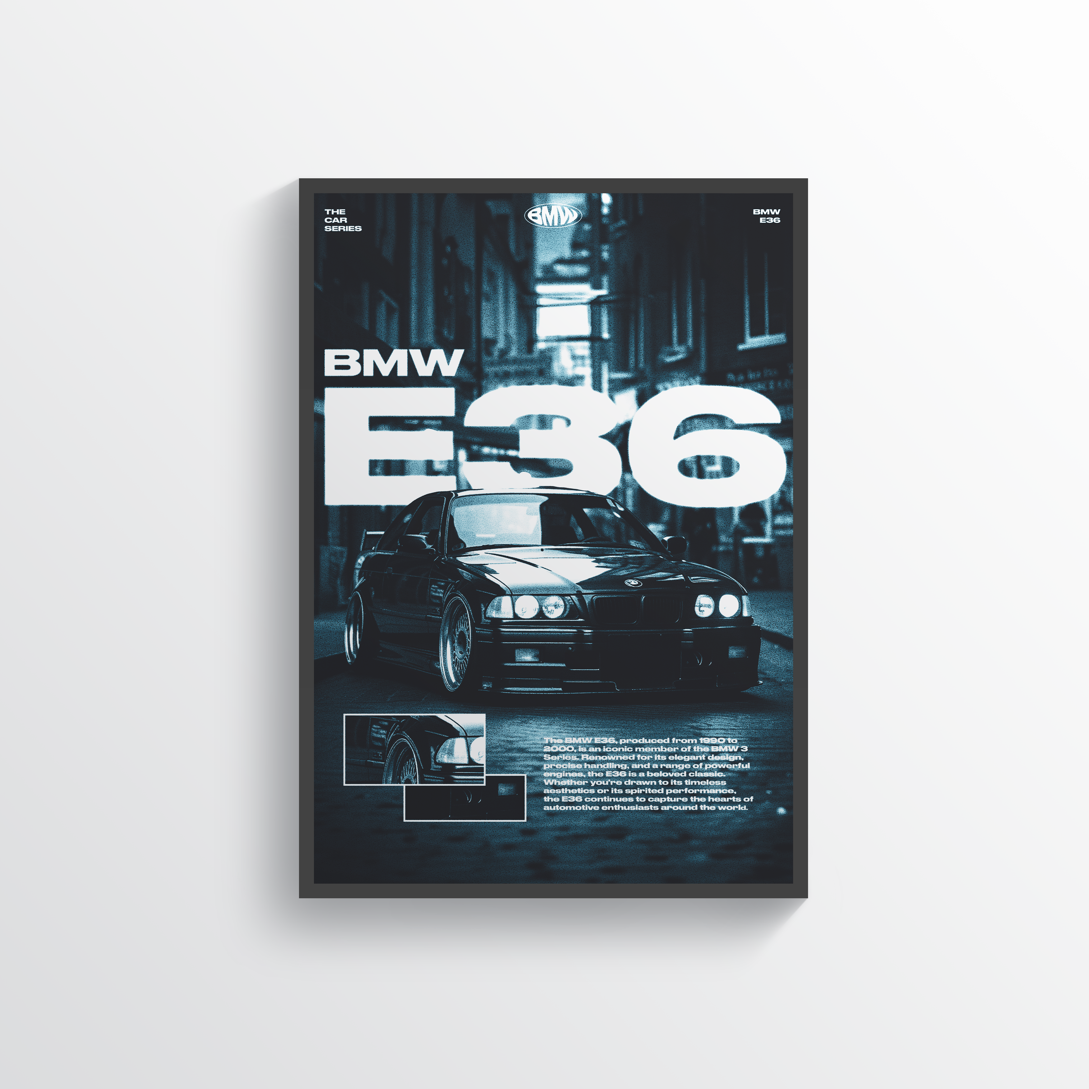 BMW E36 Poster