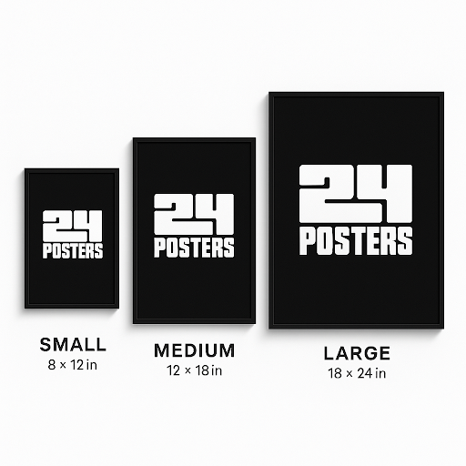 Blond Poster – Minimalist Black & White Design
