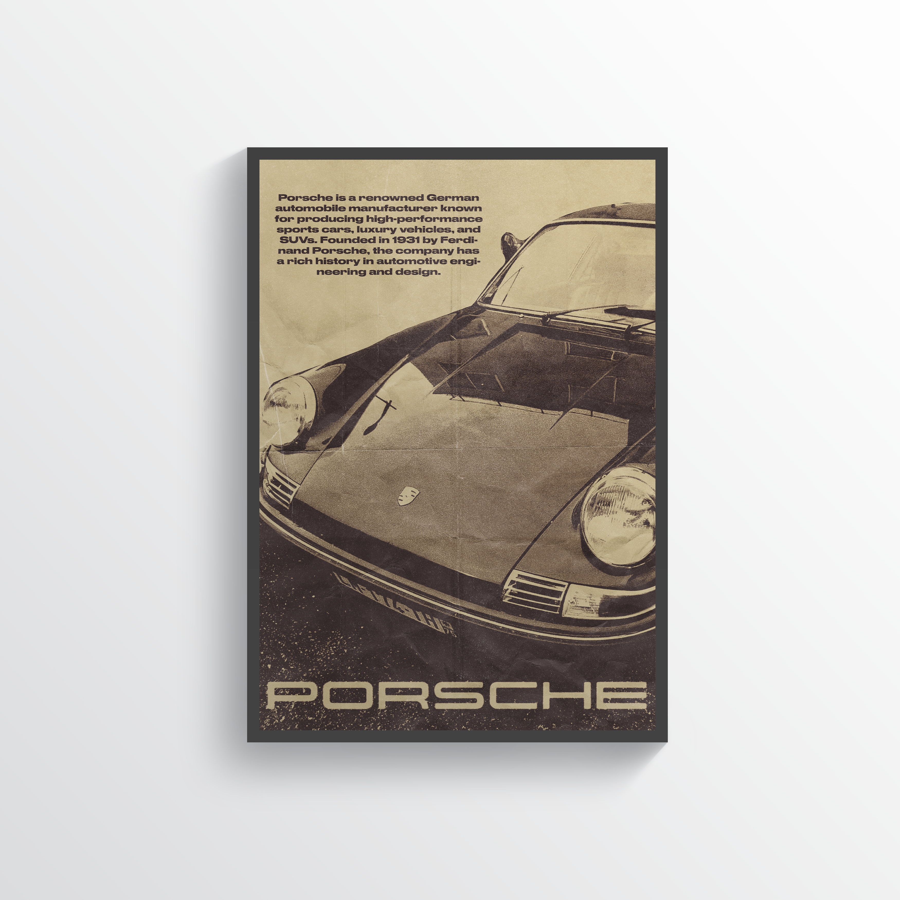 Porsche Poster