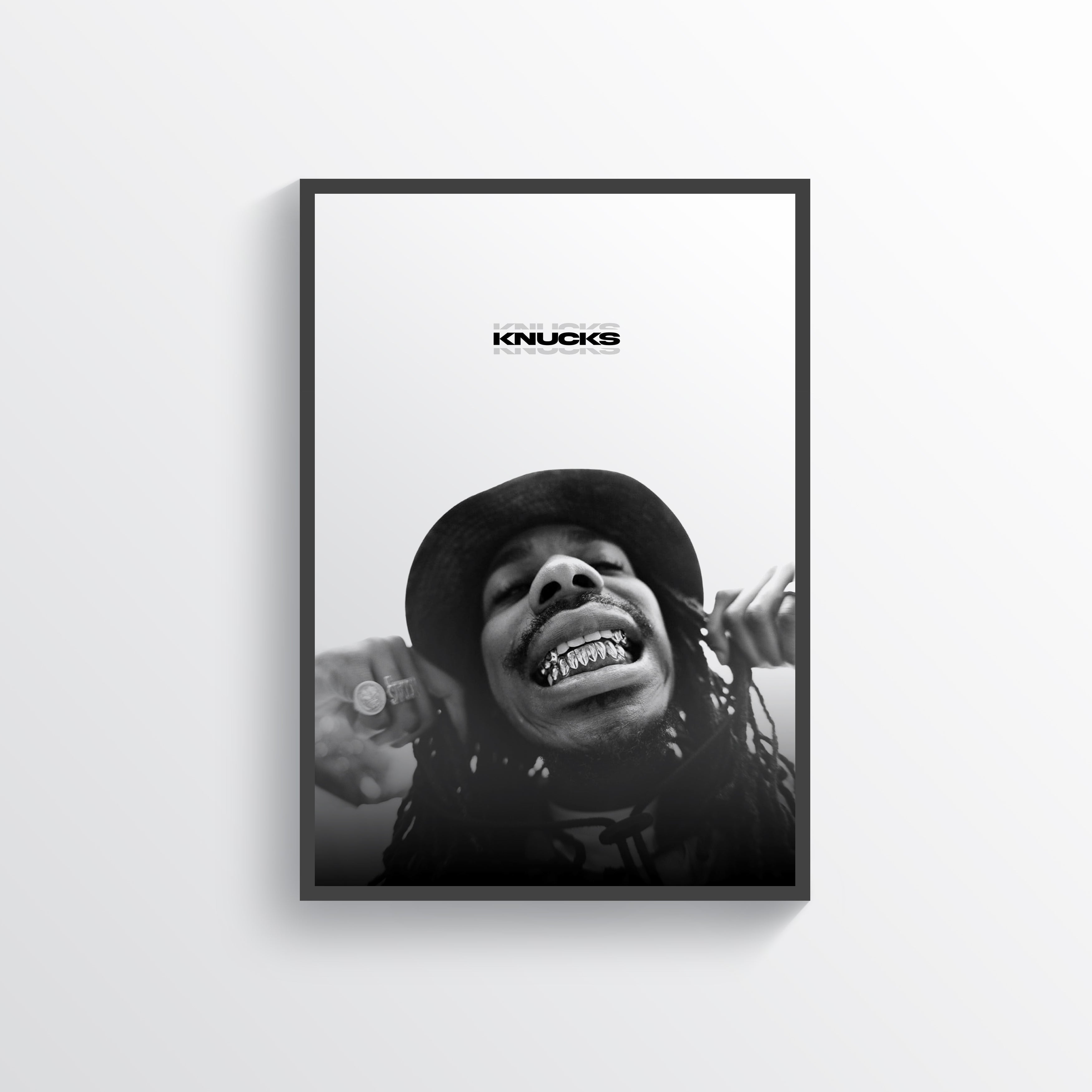 Knucks B&W Poster