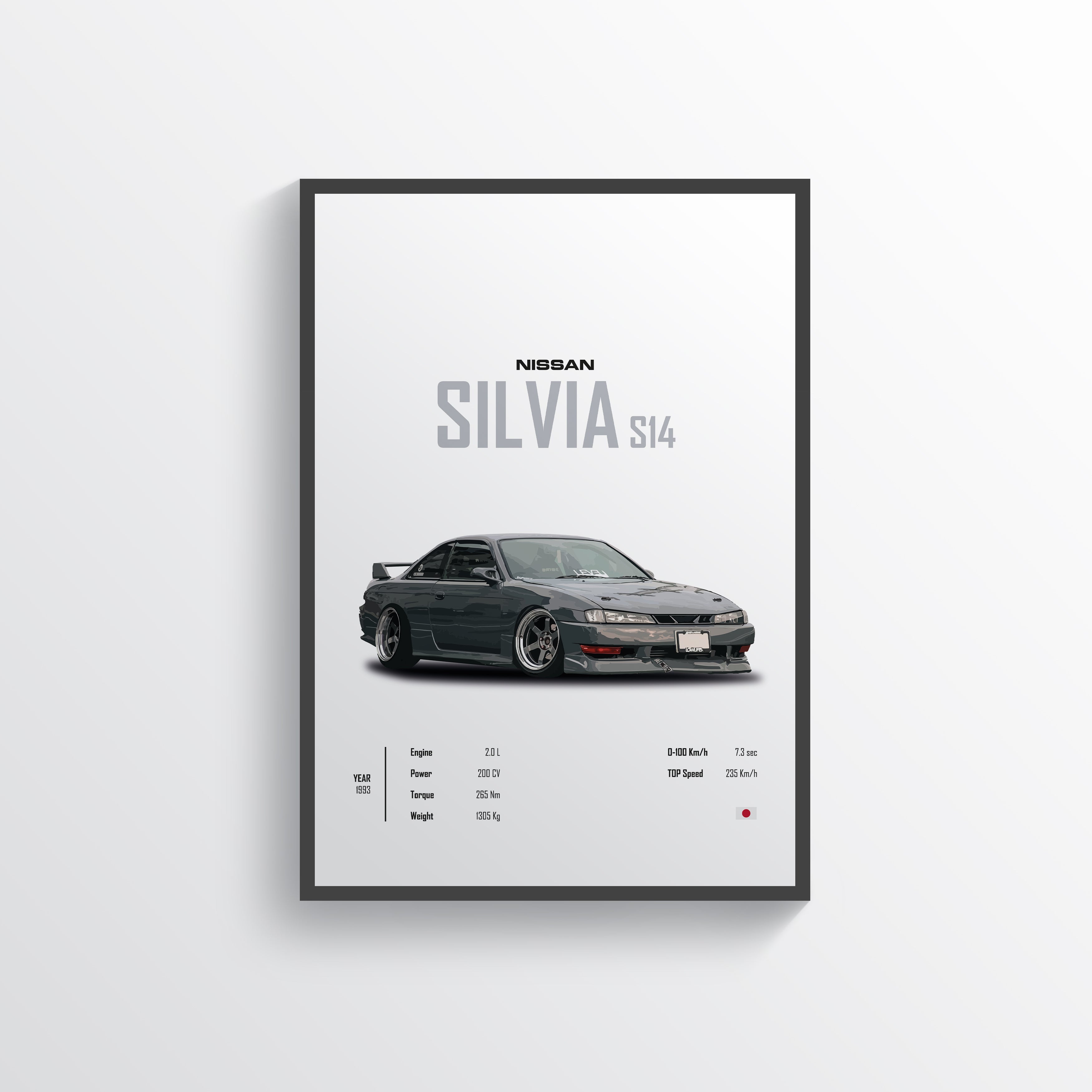 Nissan S14 Poster