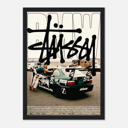 Stussy x BMW Posters