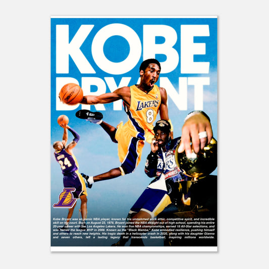 Kobe Bryant Collage Poster