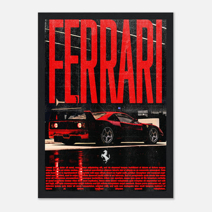 Ferrari Dark Posters