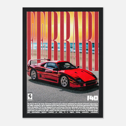 Ferrari Sunset Posters