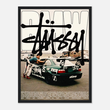 Stussy x BMW Poster