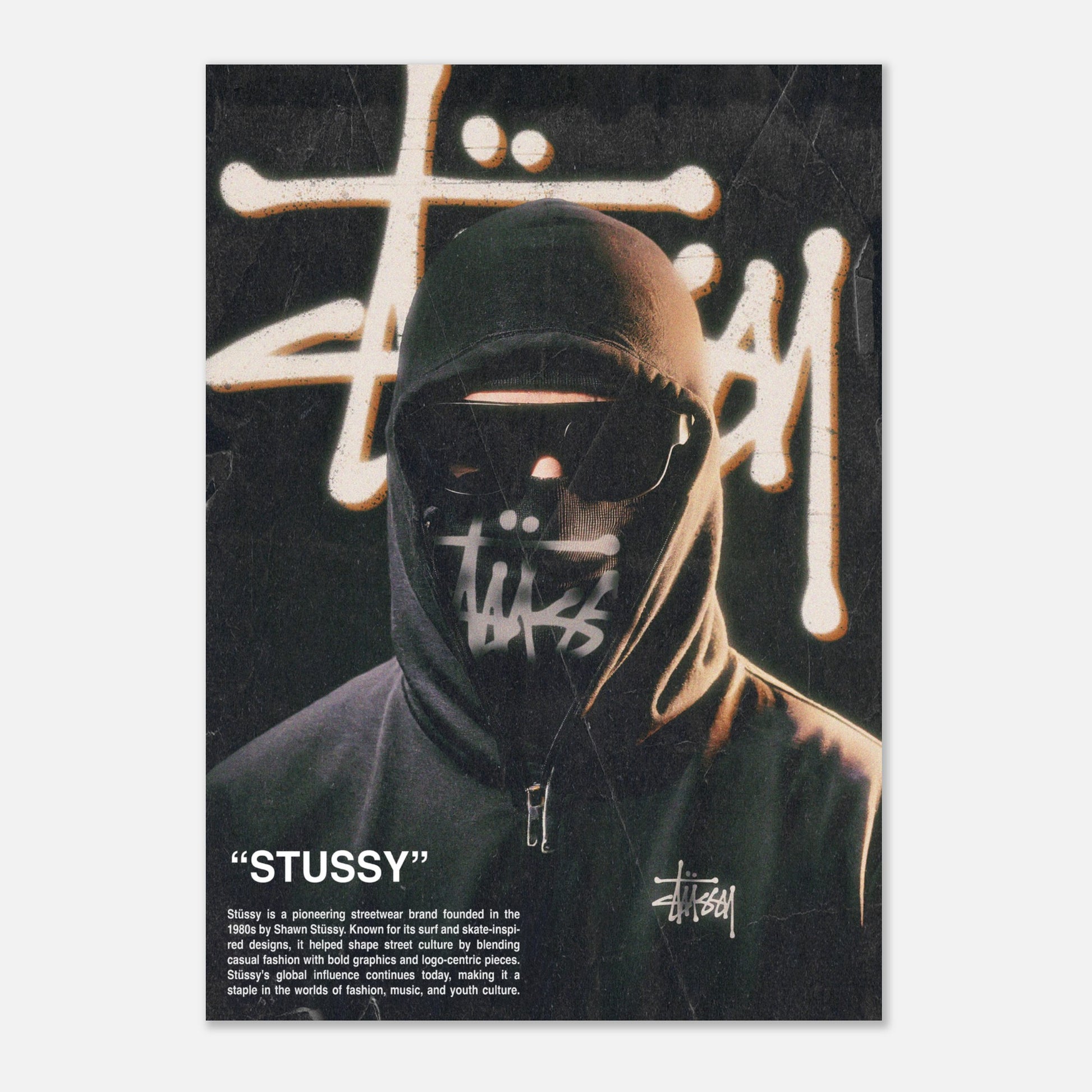 Stussy Masked Man Posters