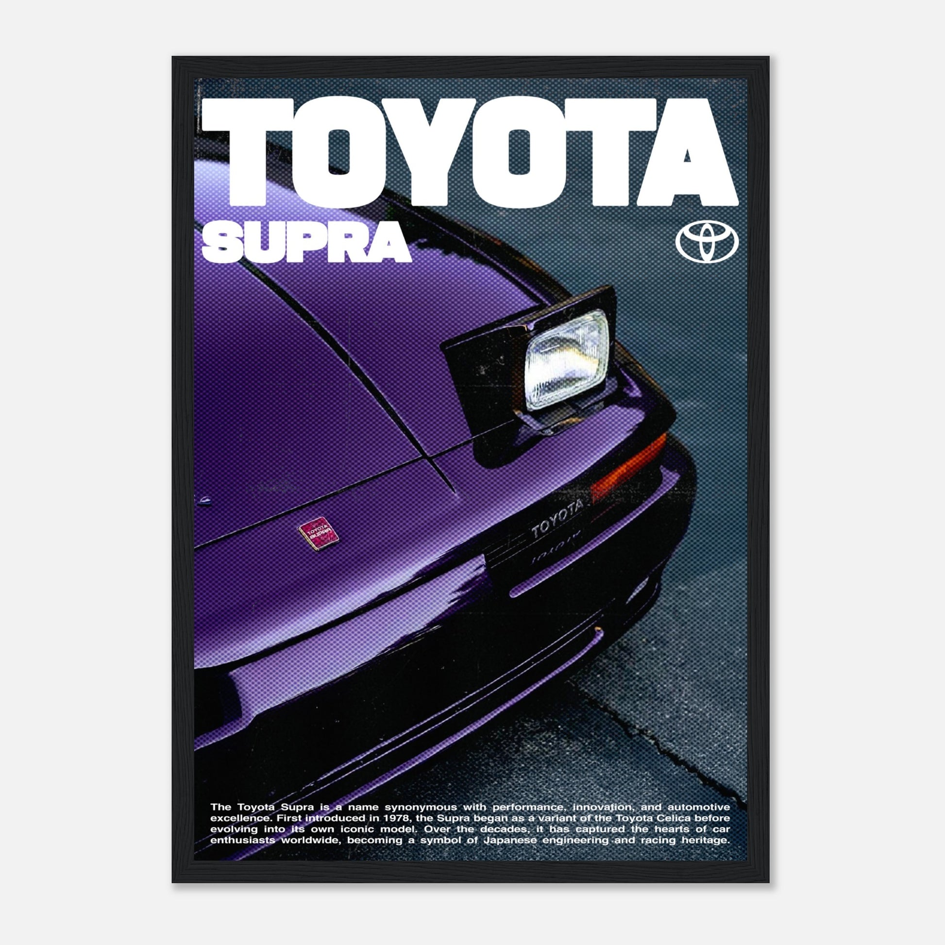 Toyota Supra - Purple Poster