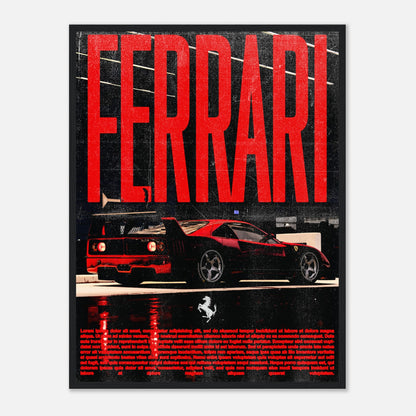 Ferrari Dark Wall Art