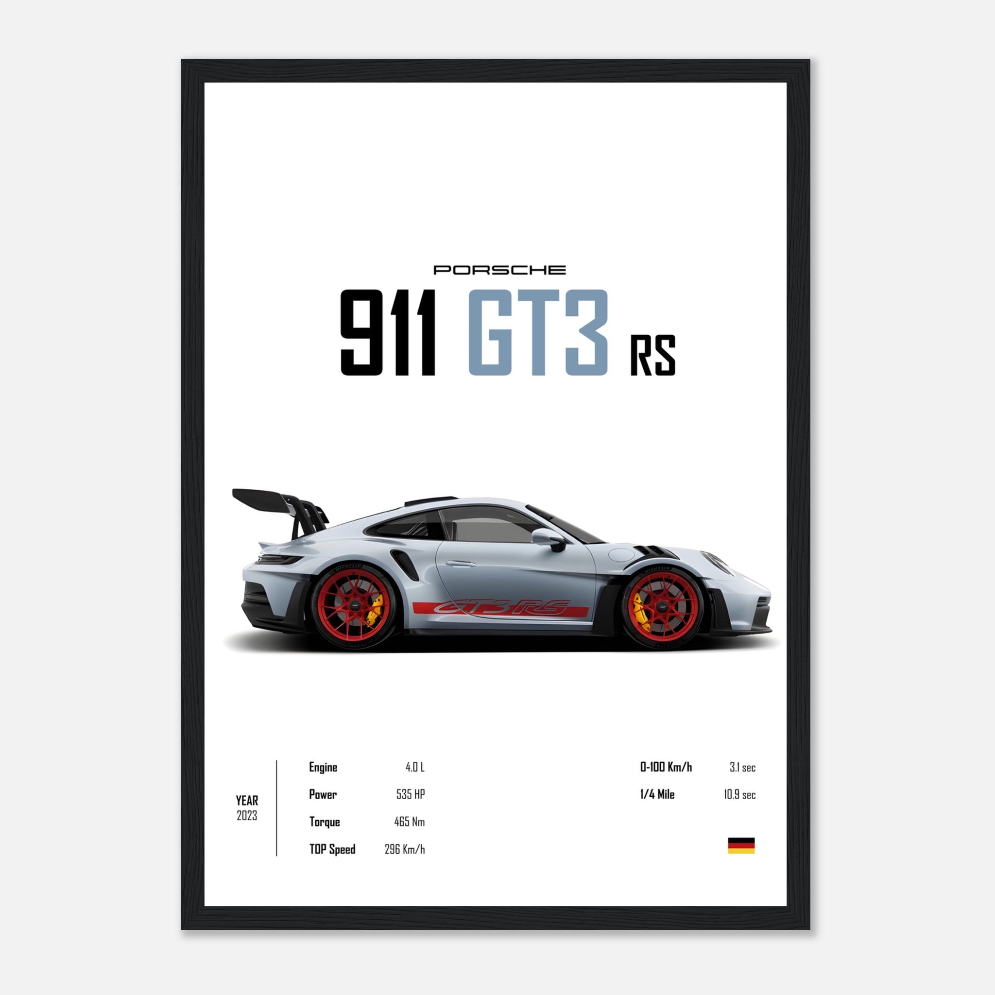 Porsche 911 GT3 RS Poster