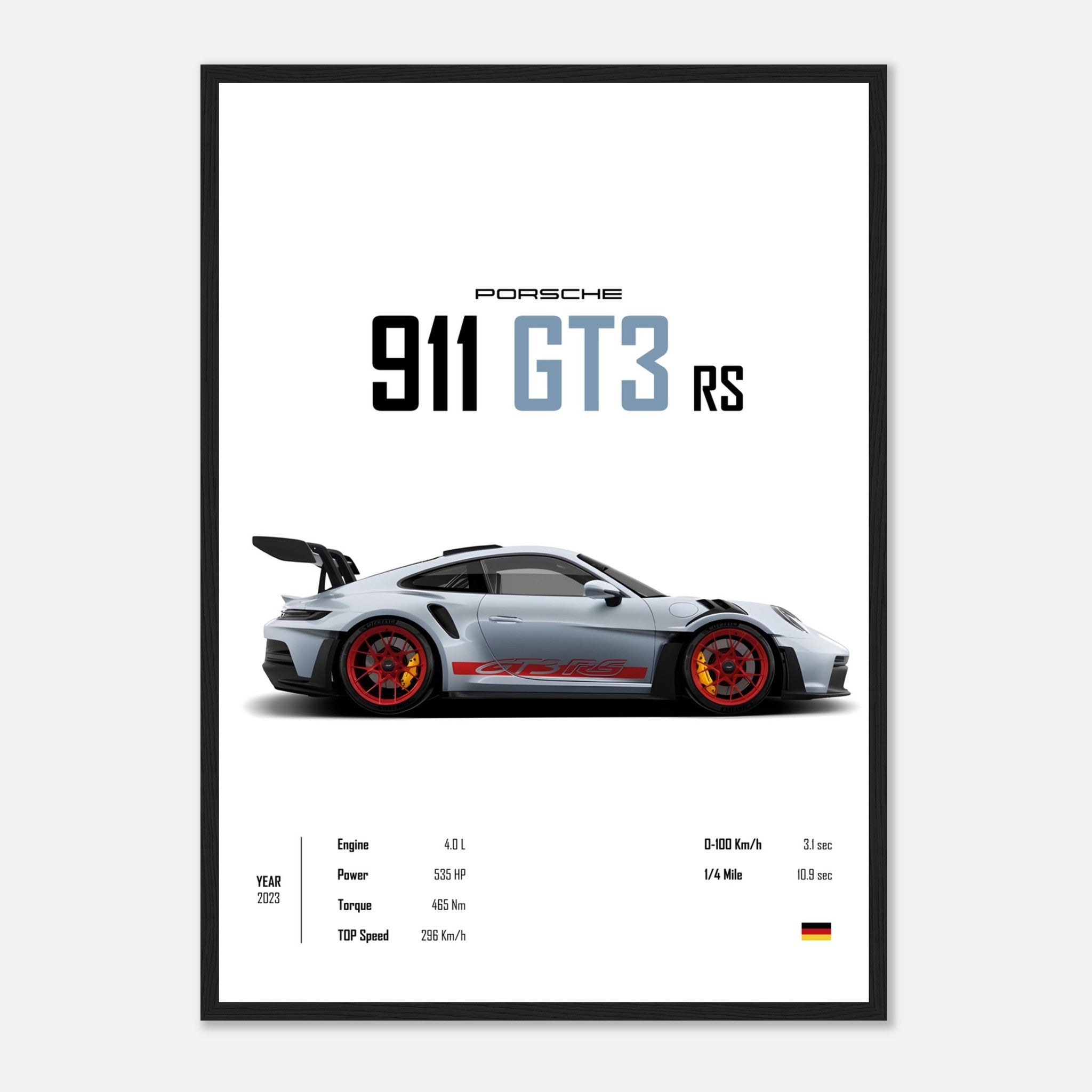 Porsche 911 GT3 RS Poster