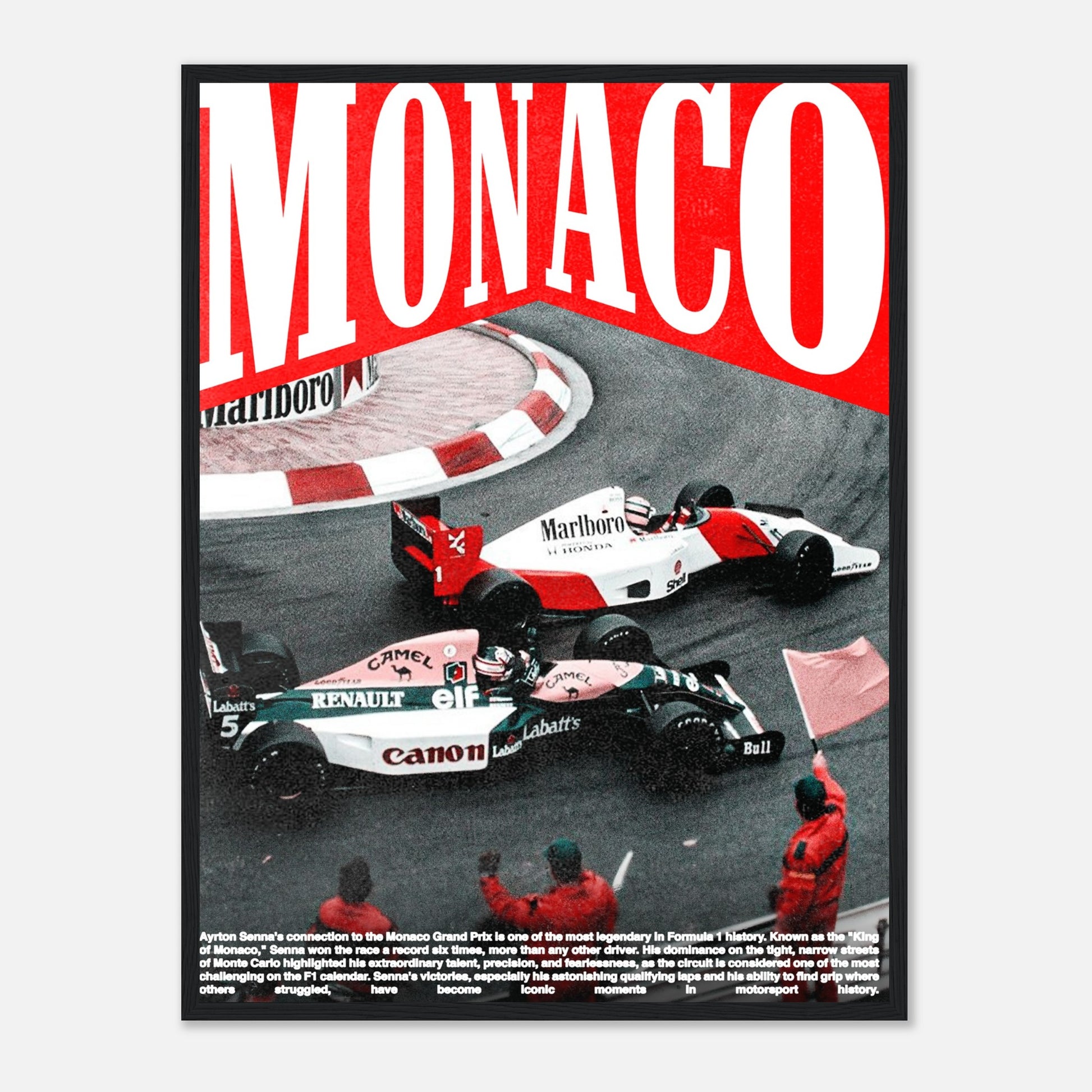 Ferrari Monaco Poster