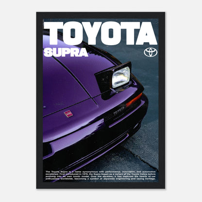 Toyota Supra - Purple Poster