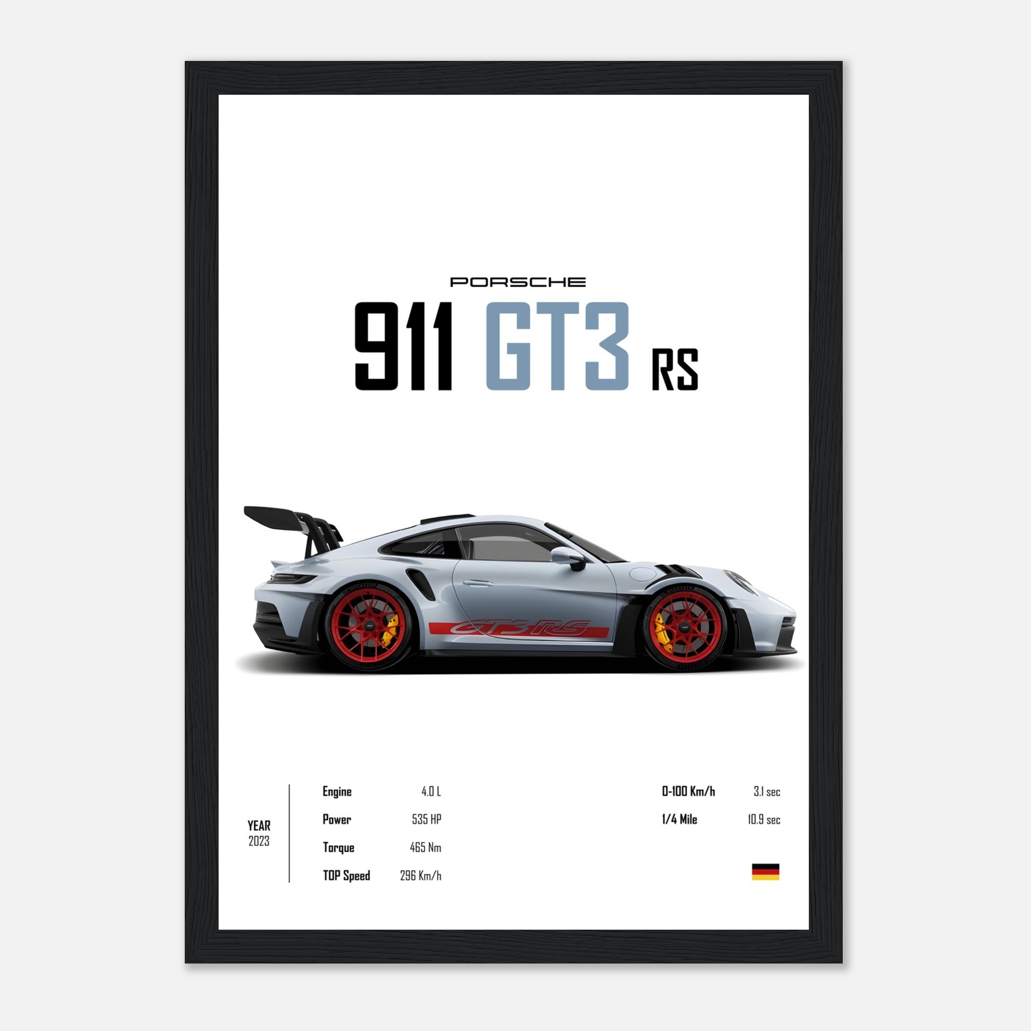 Porsche 911 GT3 RS Poster