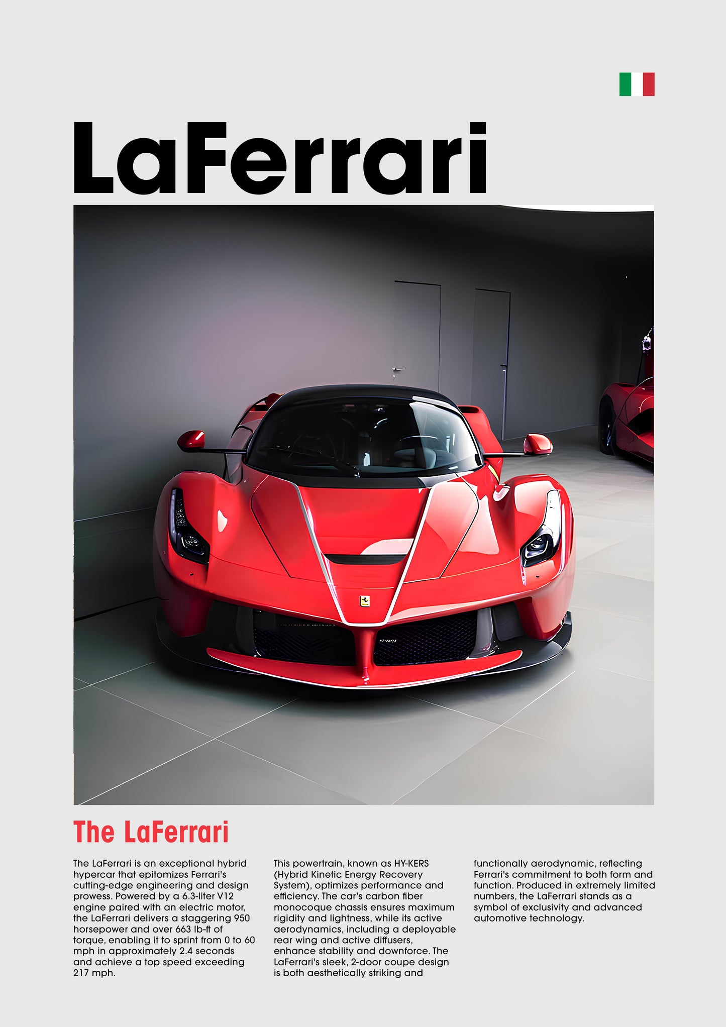 LaFerrari Poster