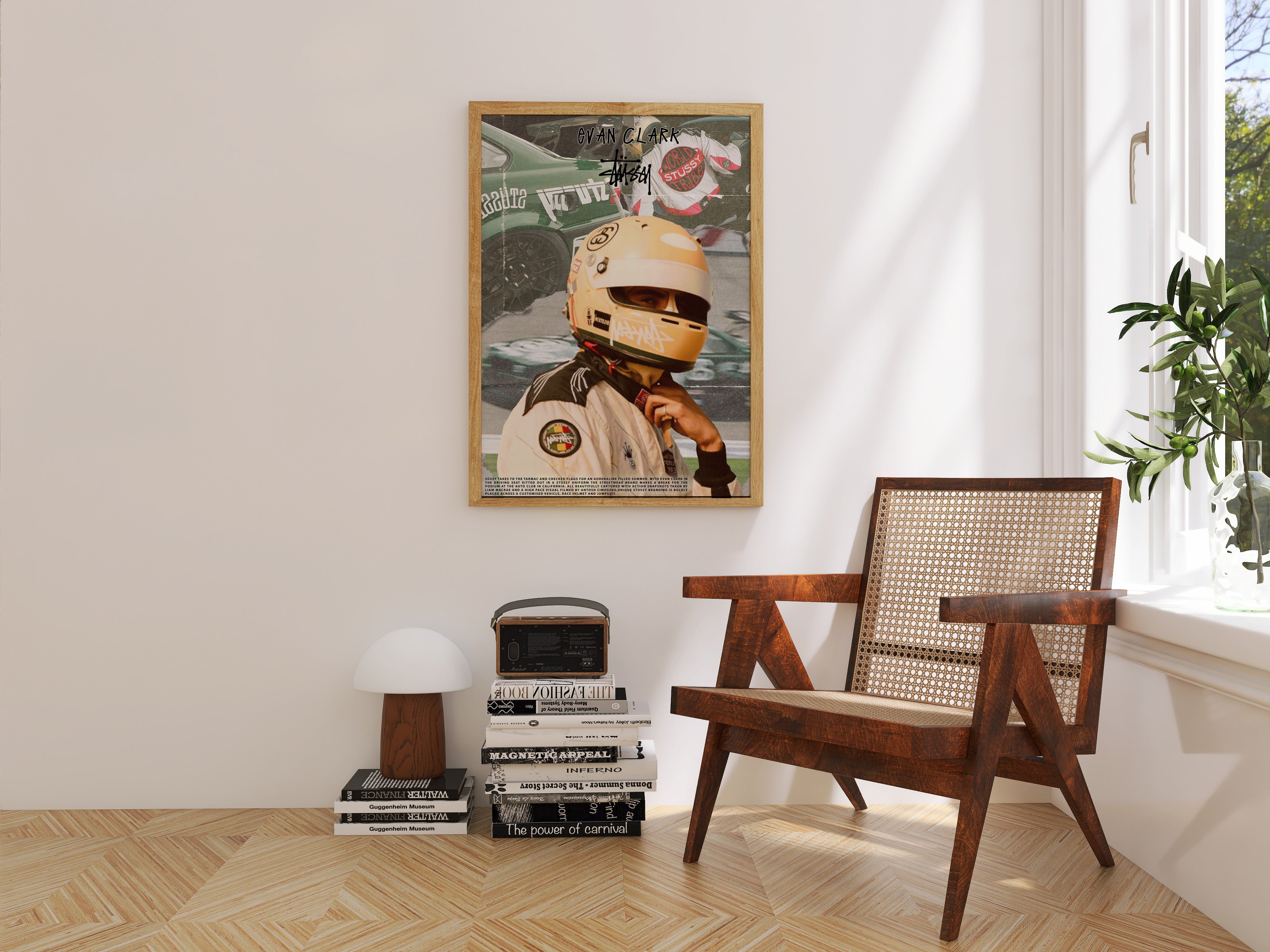 Evan Clark x Stussy Poster