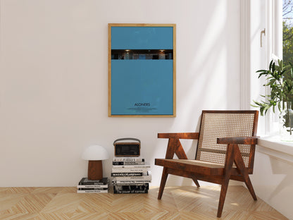 Aloners Movie Poster | Minimalist Korean Indie Art Print