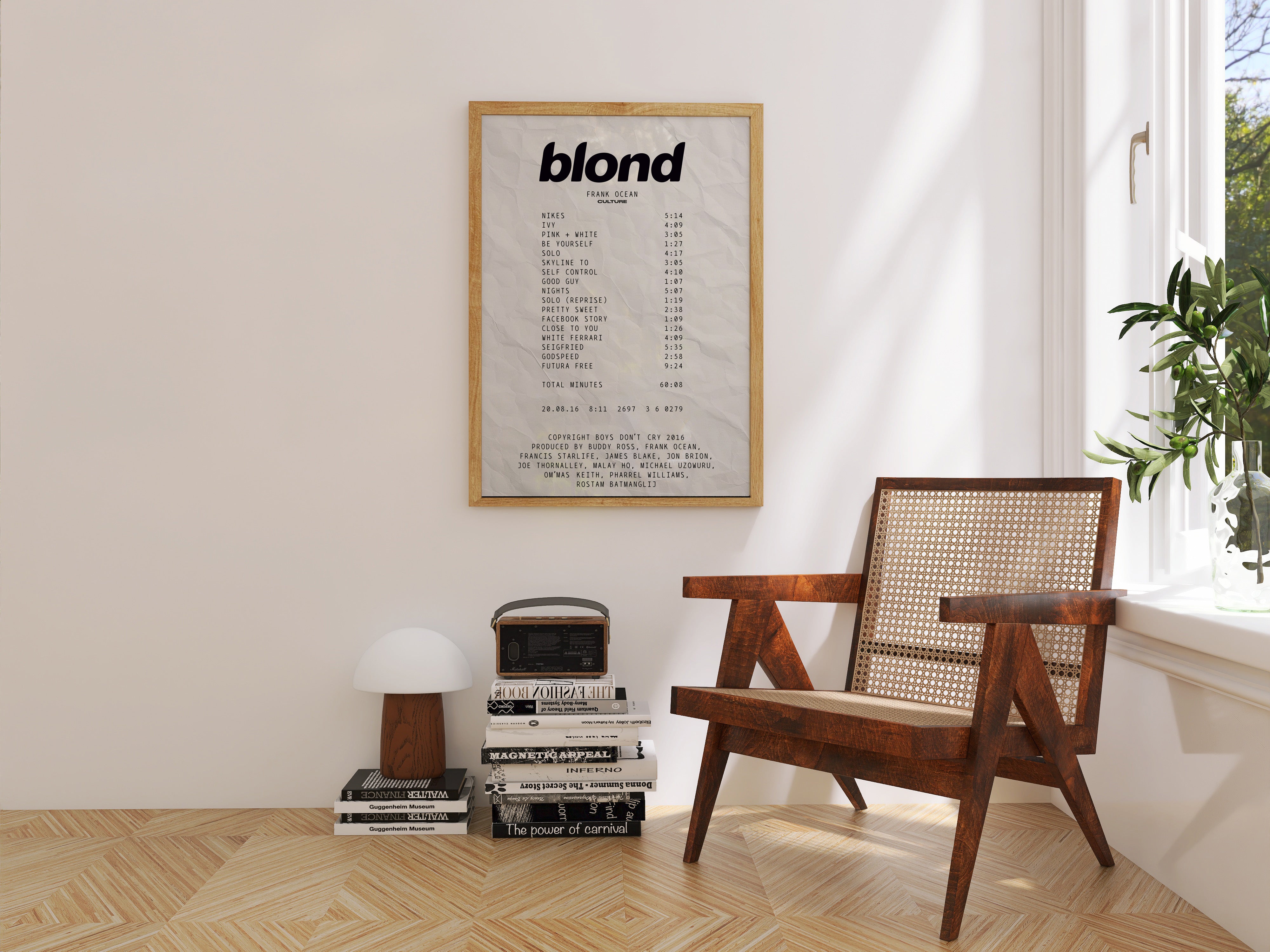 Blond Receipt Poster
