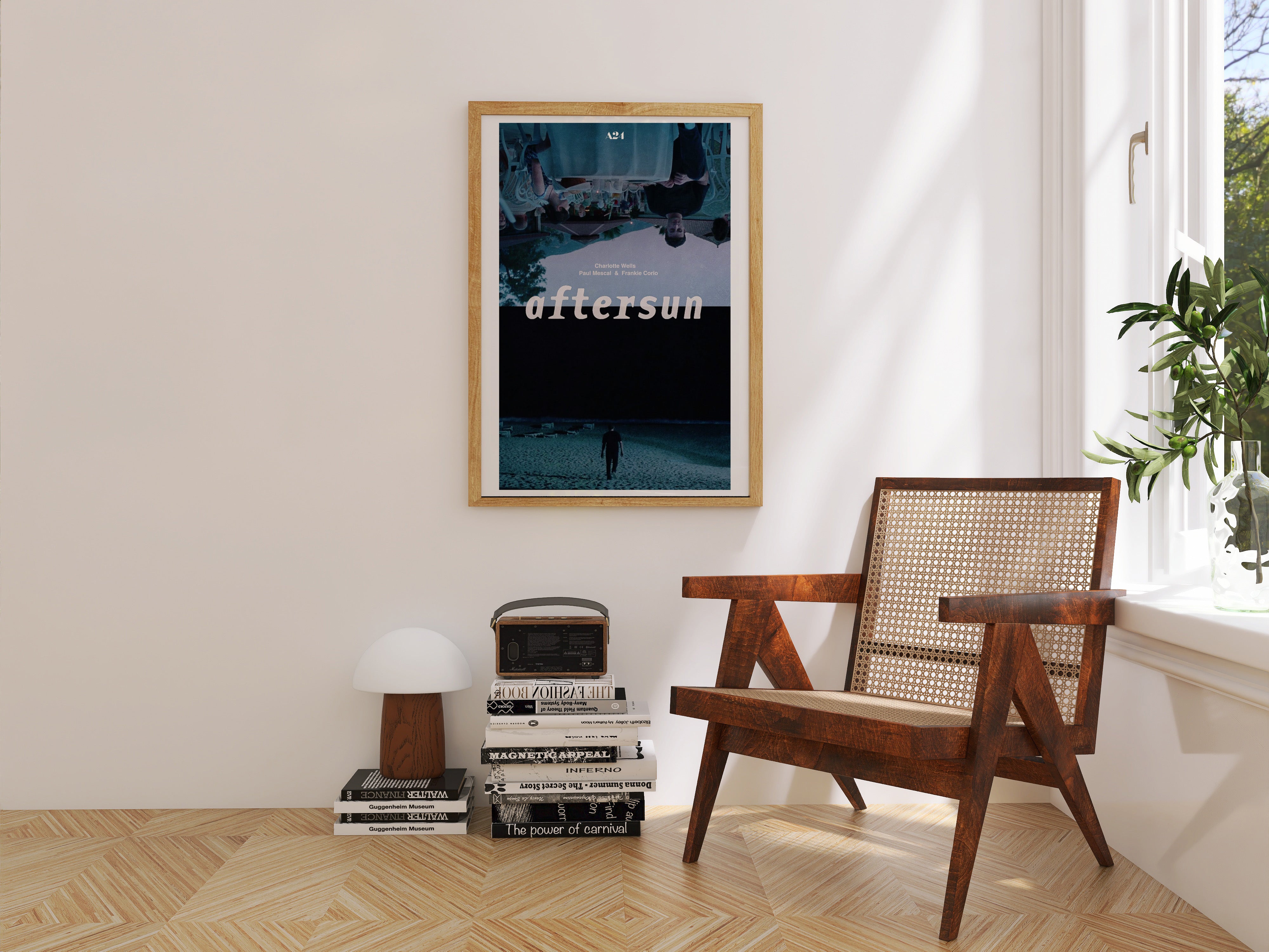 Aftersun Upside Down Resort Poster - A24 Indie Film Decor