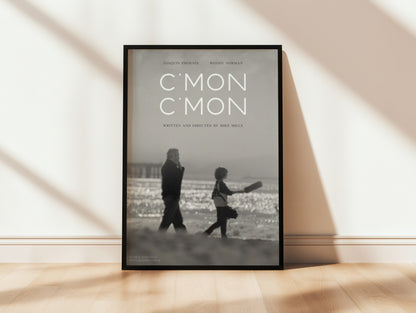 C’mon C’mon Movie Poster - Joaquin Phoenix Beach Walk Art