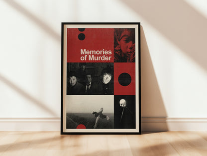 Memories of Murder Movie Poster | Bong Joon Ho Korean Crime Thriller Art Print