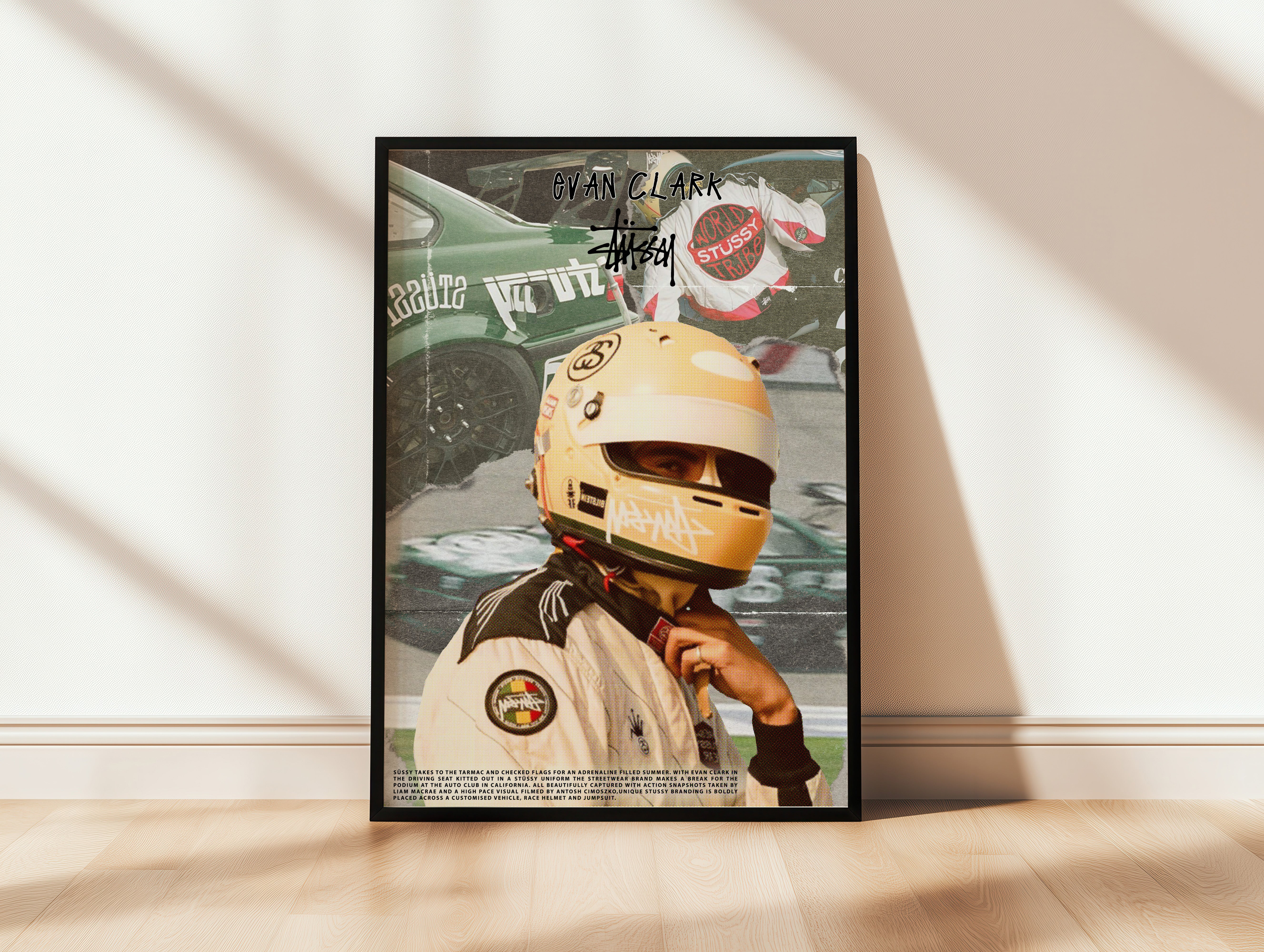 Evan Clark x Stussy Poster