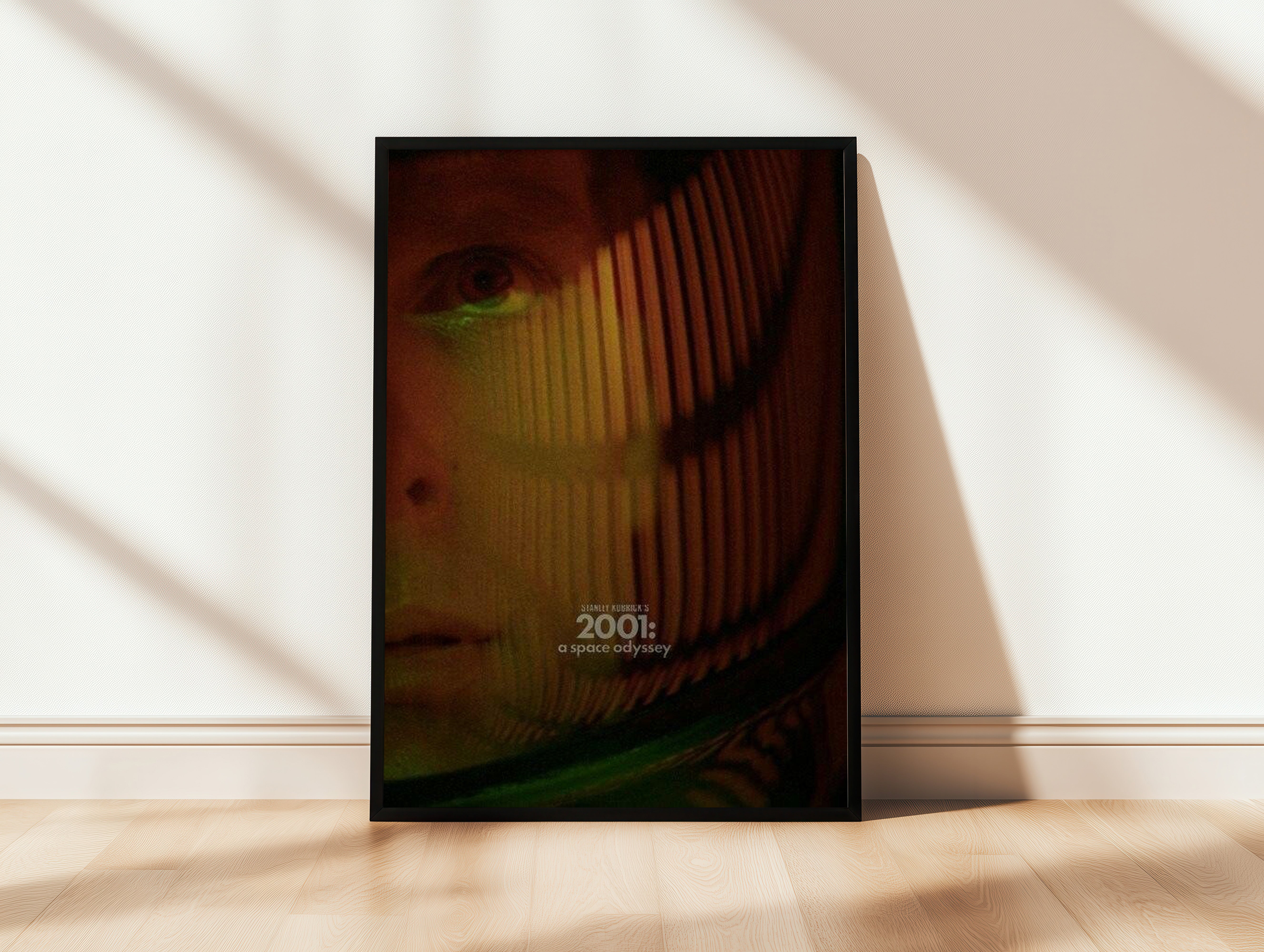 2001: A Space Odyssey Poster | Stanley Kubrick Glitch Art Print