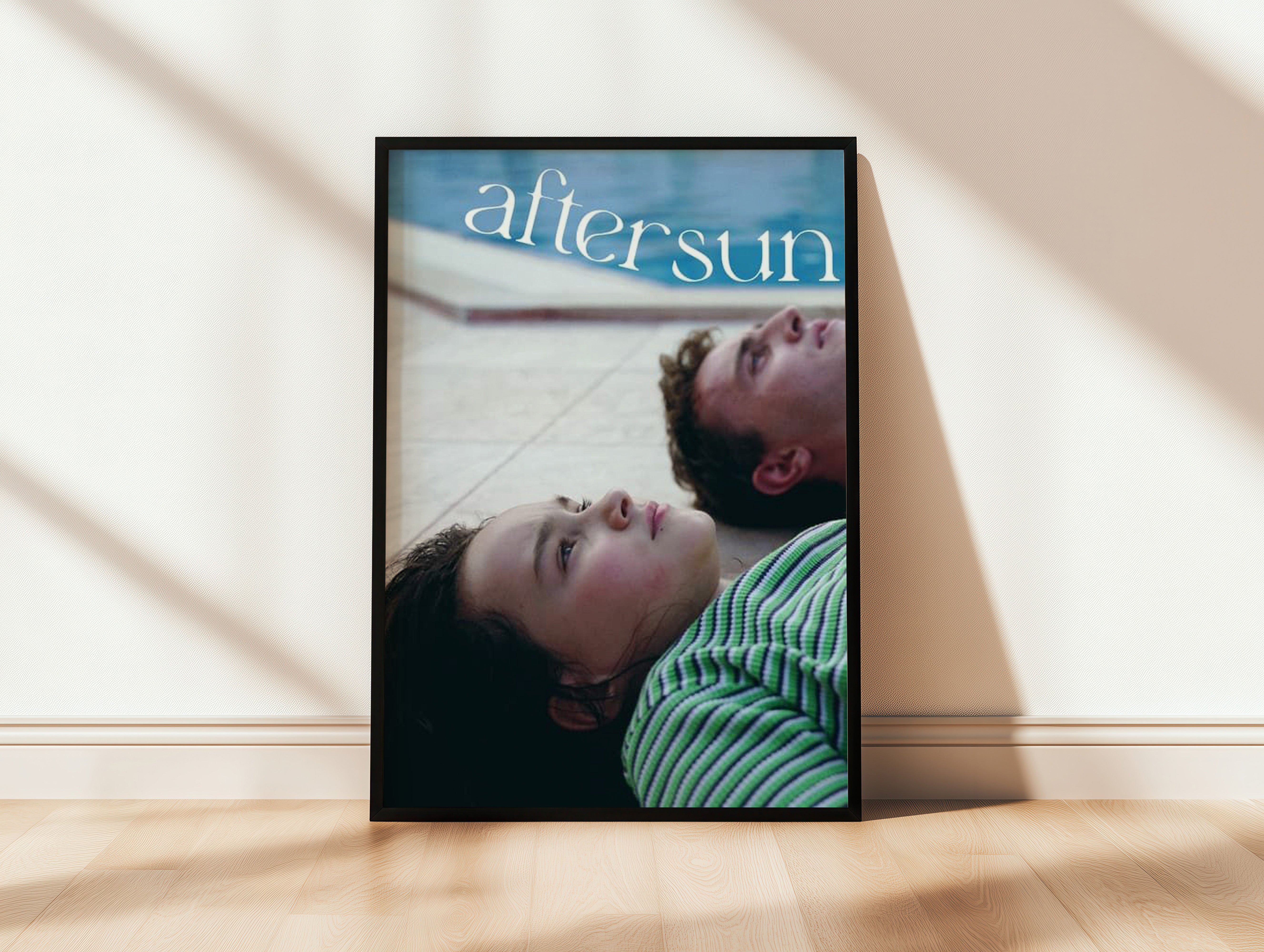 Aftersun Movie Poster | Paul Mescal Poolside Indie Art