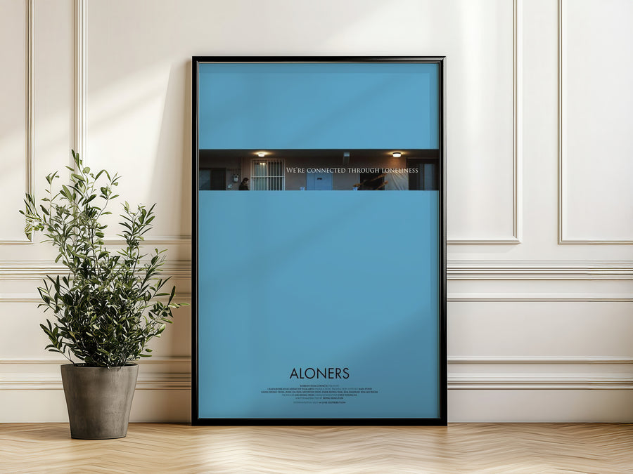 Aloners Movie Poster | Minimalist Korean Indie Art Print