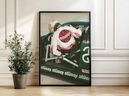 Evan Clark Stüssy Motorsport Poster