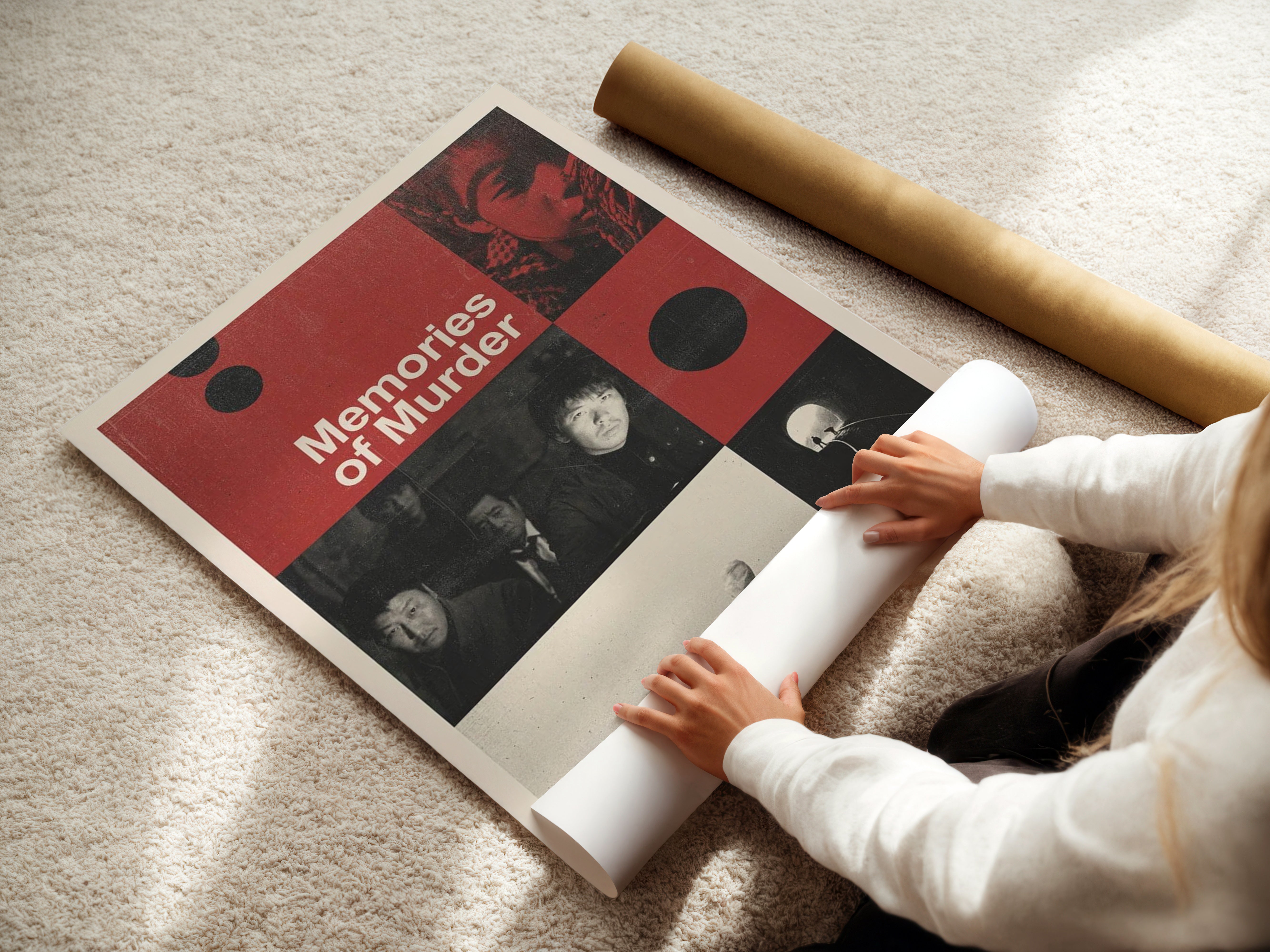 Memories of Murder Movie Poster | Bong Joon Ho Korean Crime Thriller Art Print